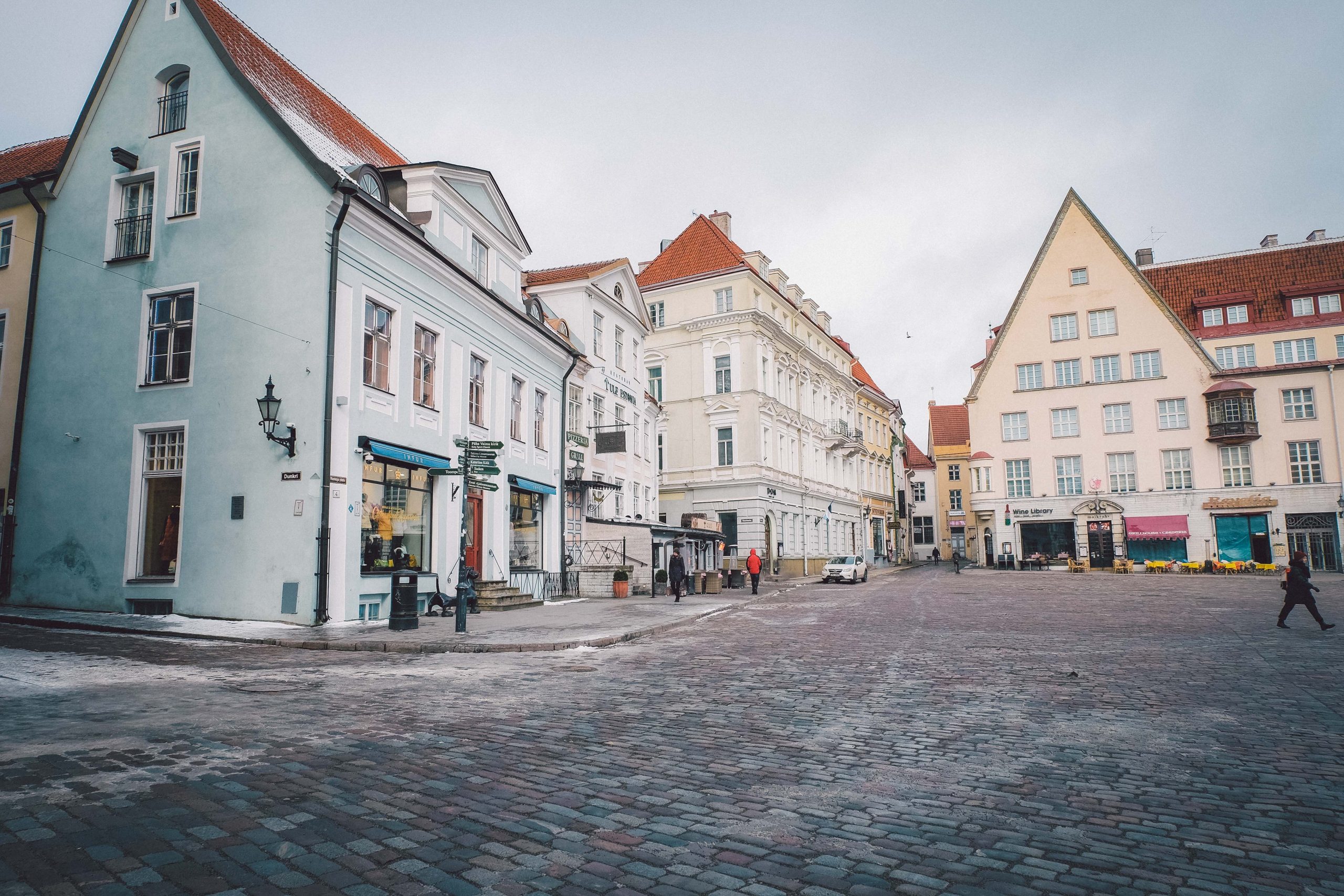 Snow Tallinn Estonia