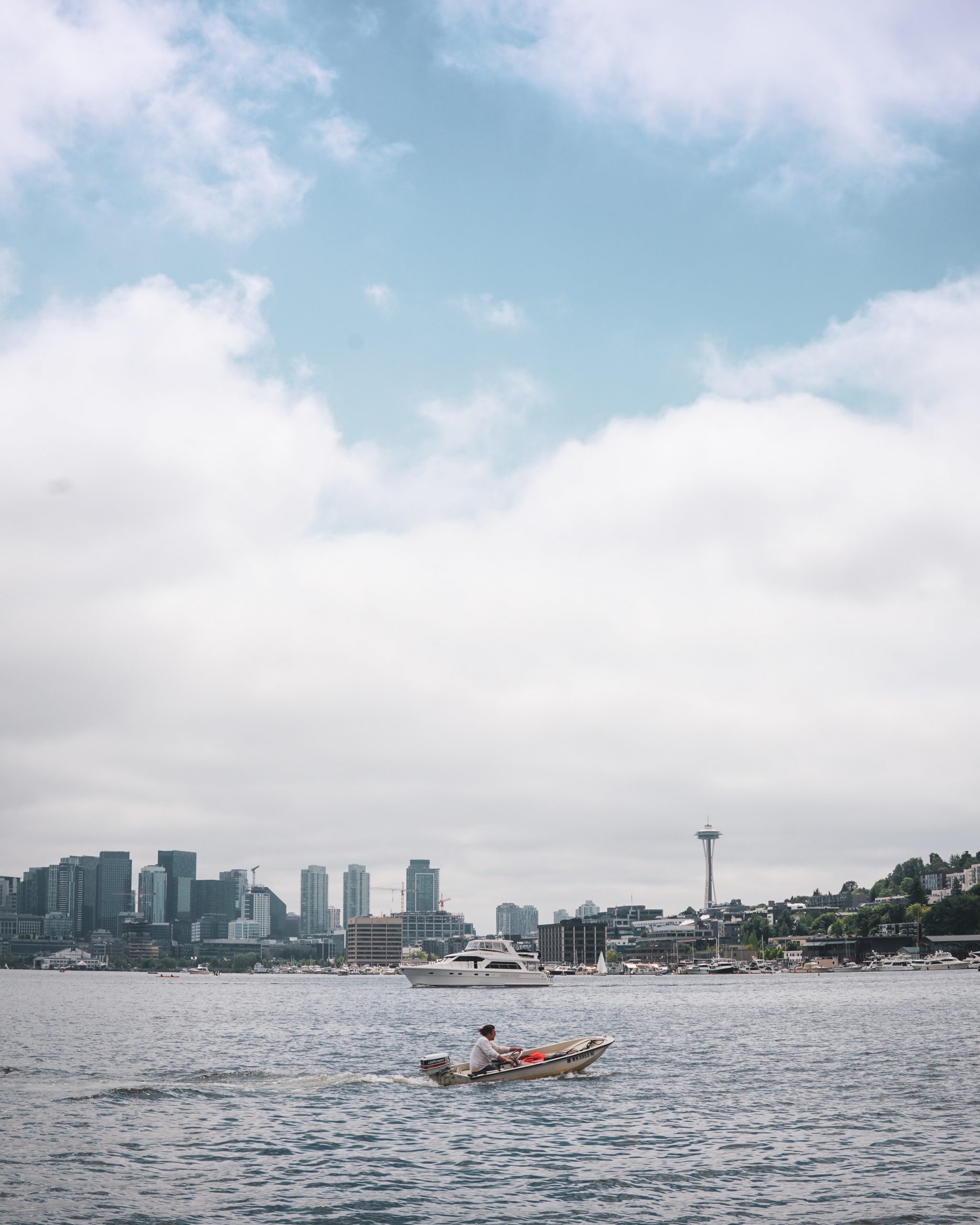 Laid back atmosphere in South Lake Union in Seattle