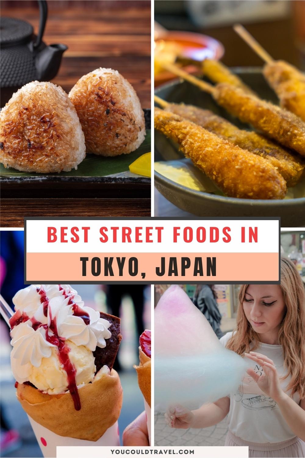 Delicious street food in Tokyo