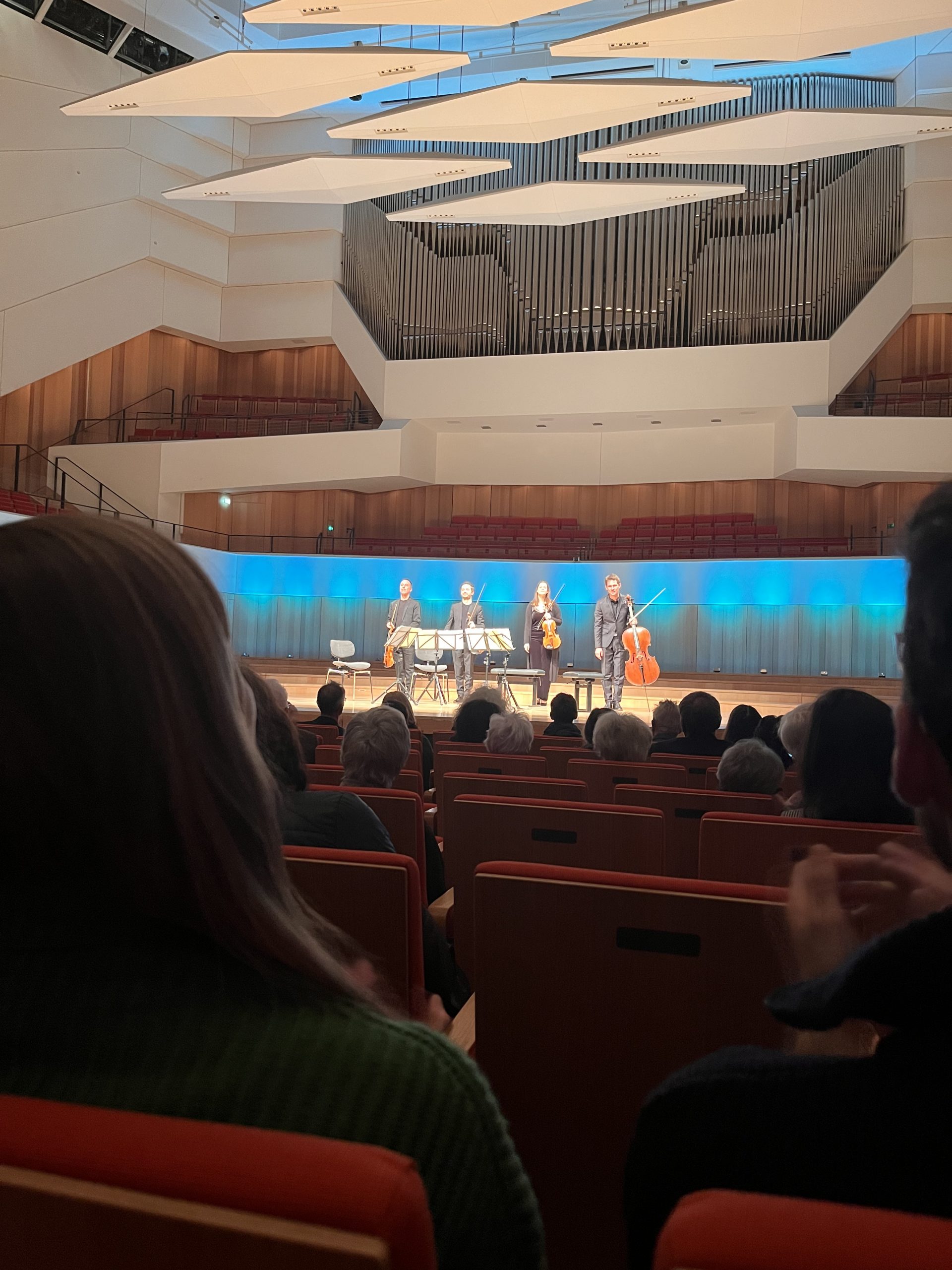 String quartet performance in Konzerthaus Dresden