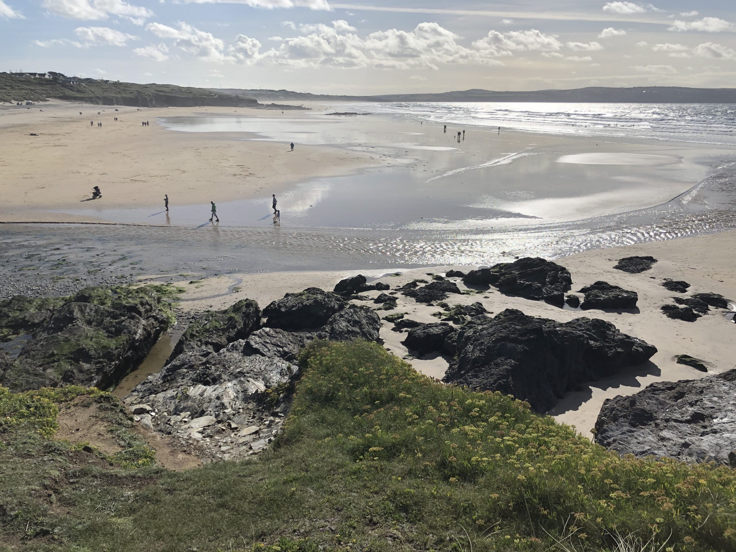 Stunning beaches in St Ives on a sunny day Stunning beaches in St Ives on a sunny day
