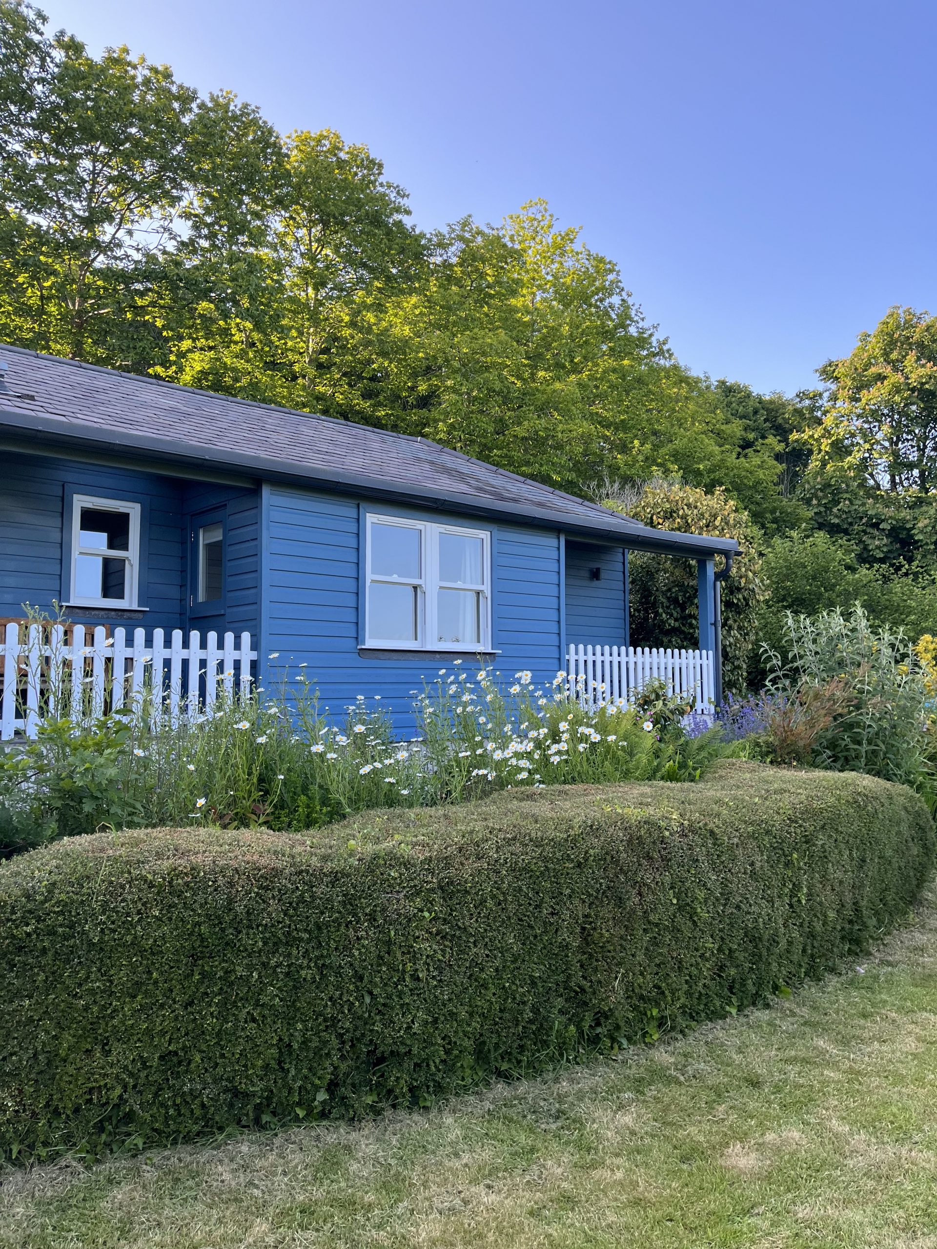 Stunning exterior - our scandi chalet at Bowden Wood in Devon