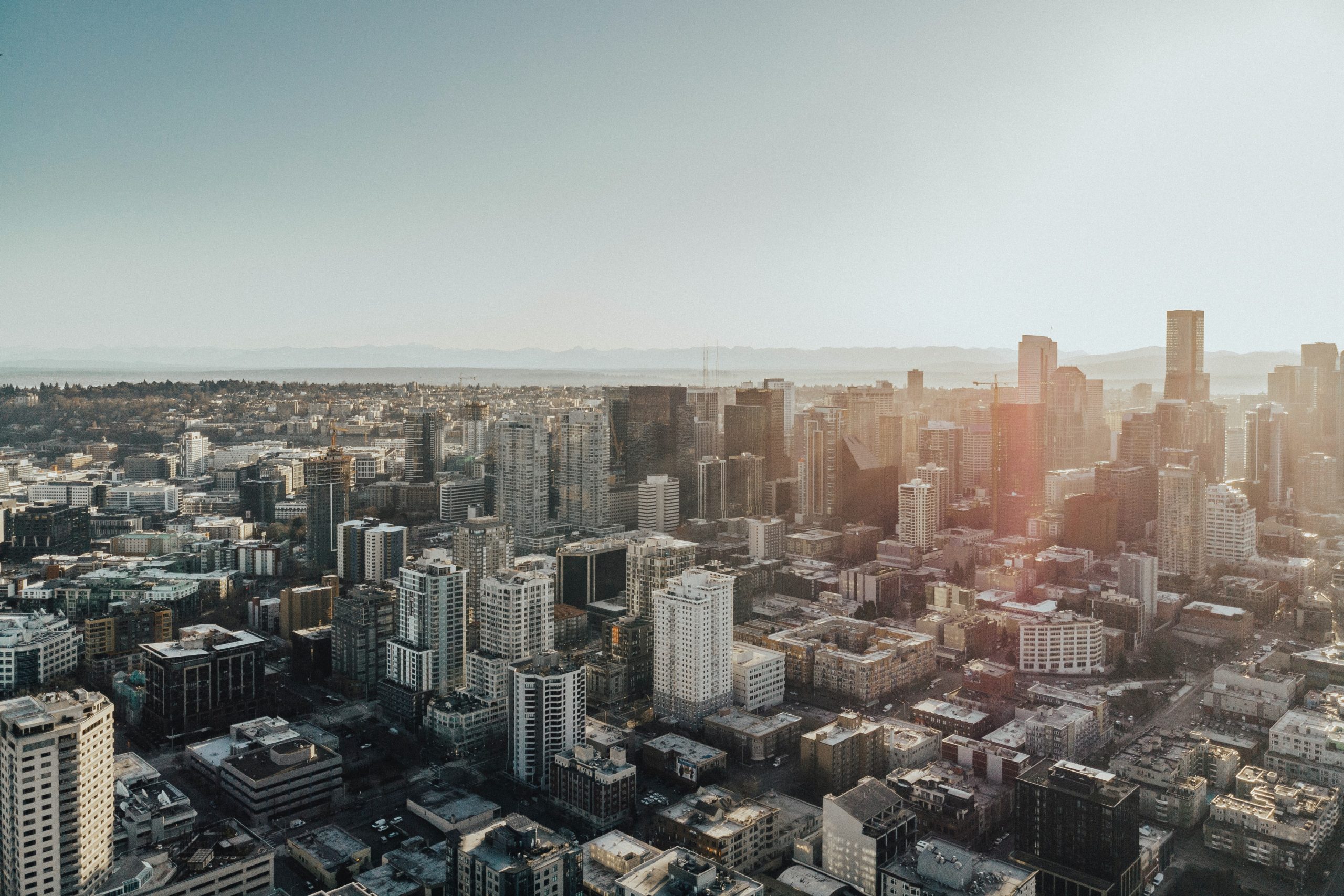 Stunning Seattle as seen from above Stunning Seattle as seen from above