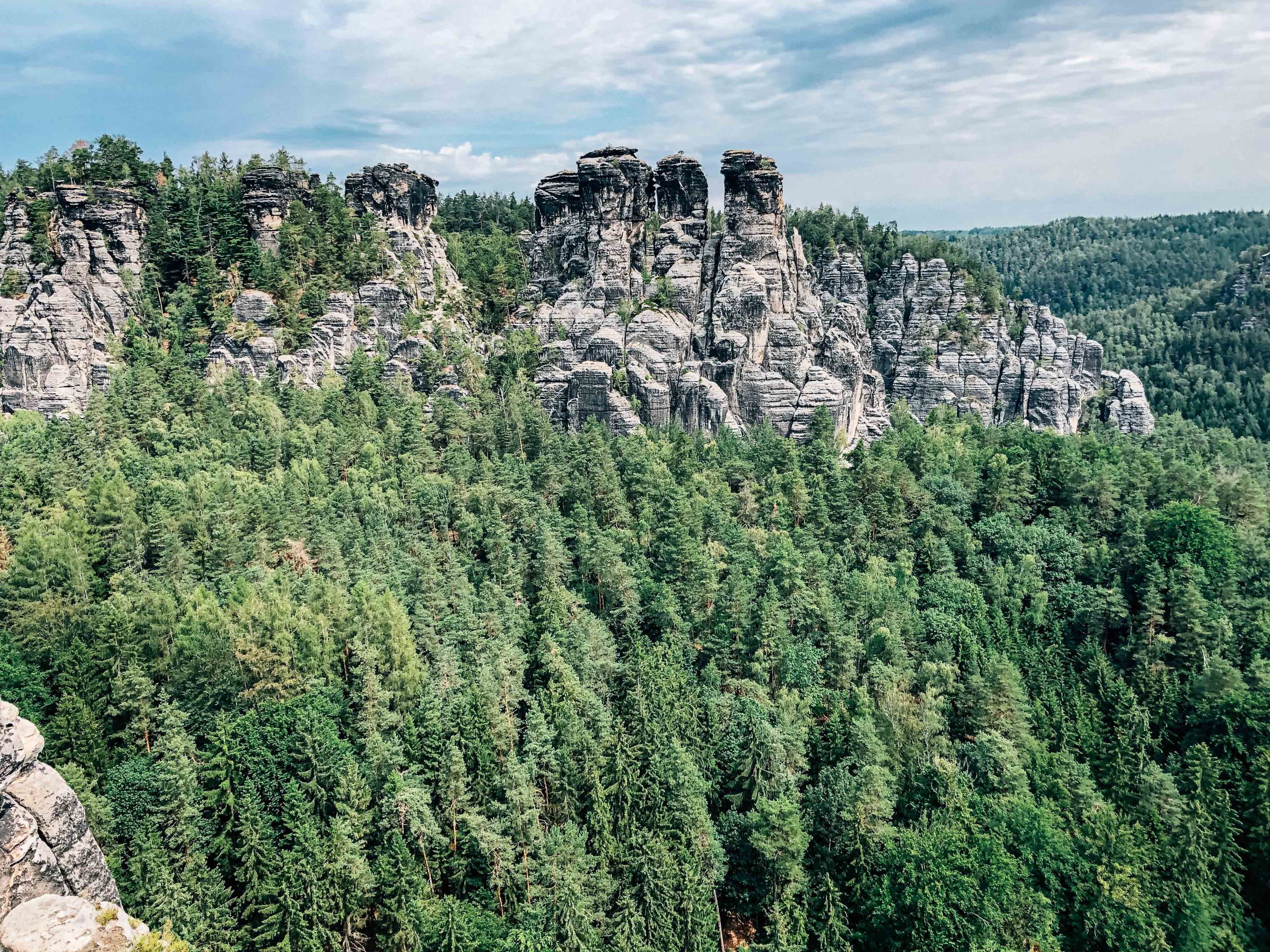 Summer is a wonderful time to visit Bastei Summer is a wonderful time to visit Bastei
