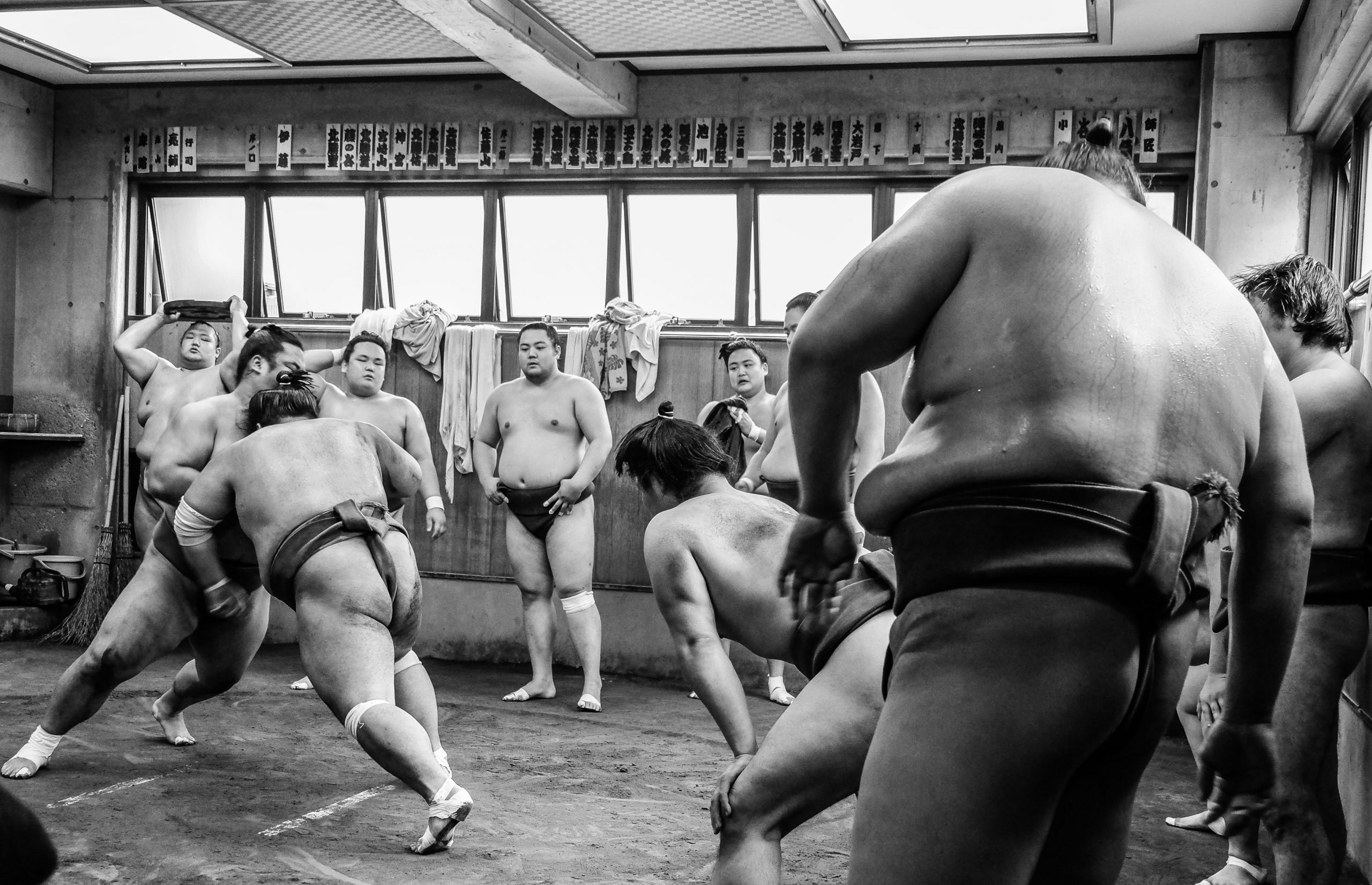 Sumo Wrestling Practice Tokyo