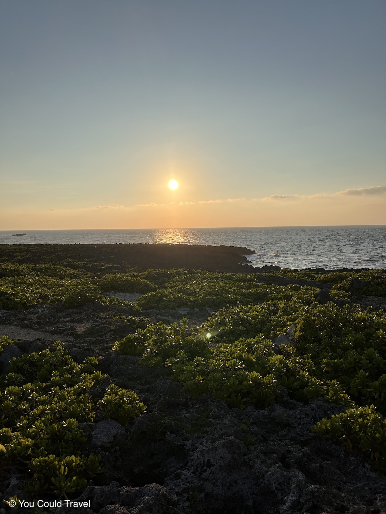 Sunset at Cape Zanpa Lighthouse