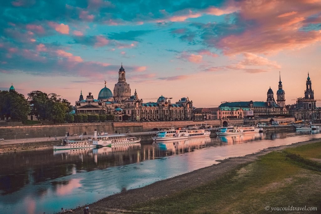 Sunset Dresden Germany