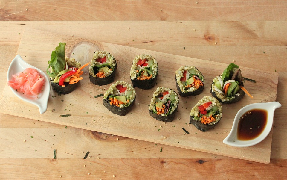 Sushi Presentation Soy Sauce Japan Sushi Presentation Soy Sauce Japan