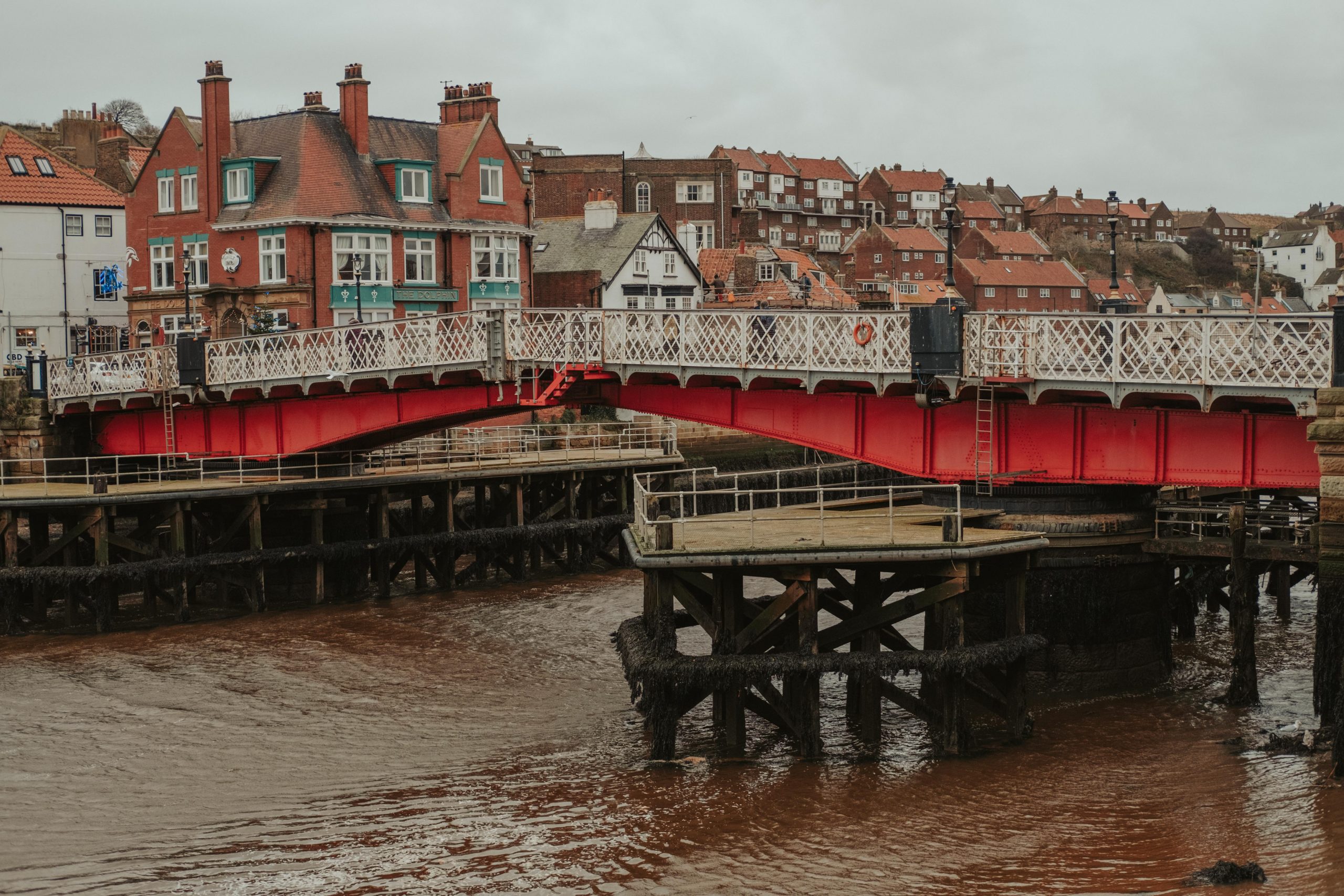 Swing bridge in Whitby