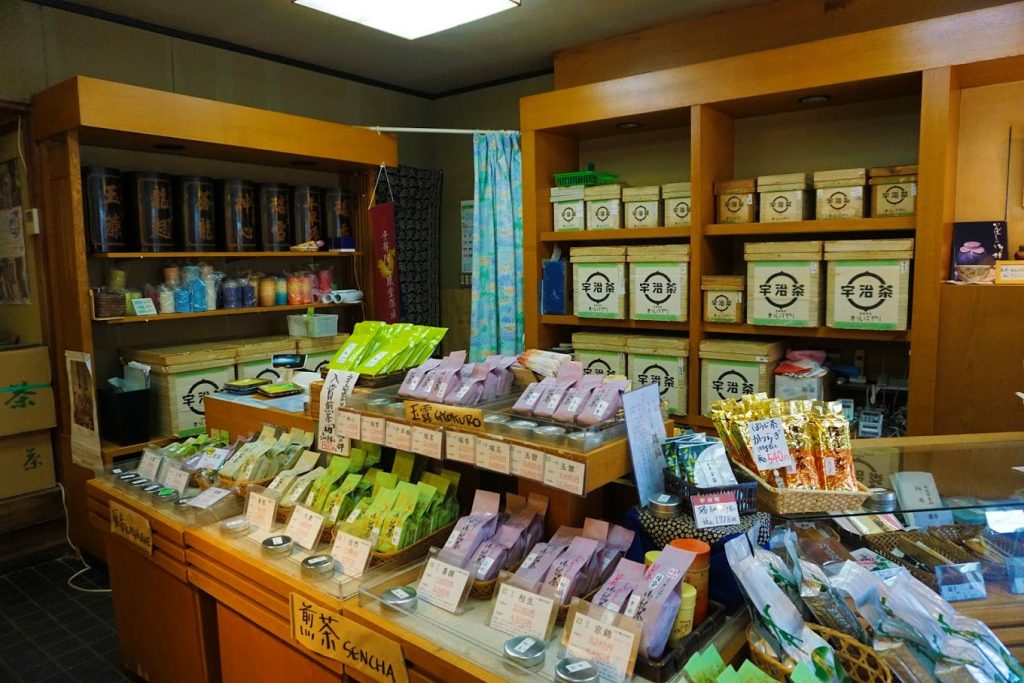 Old tea shop in Uji, Japan