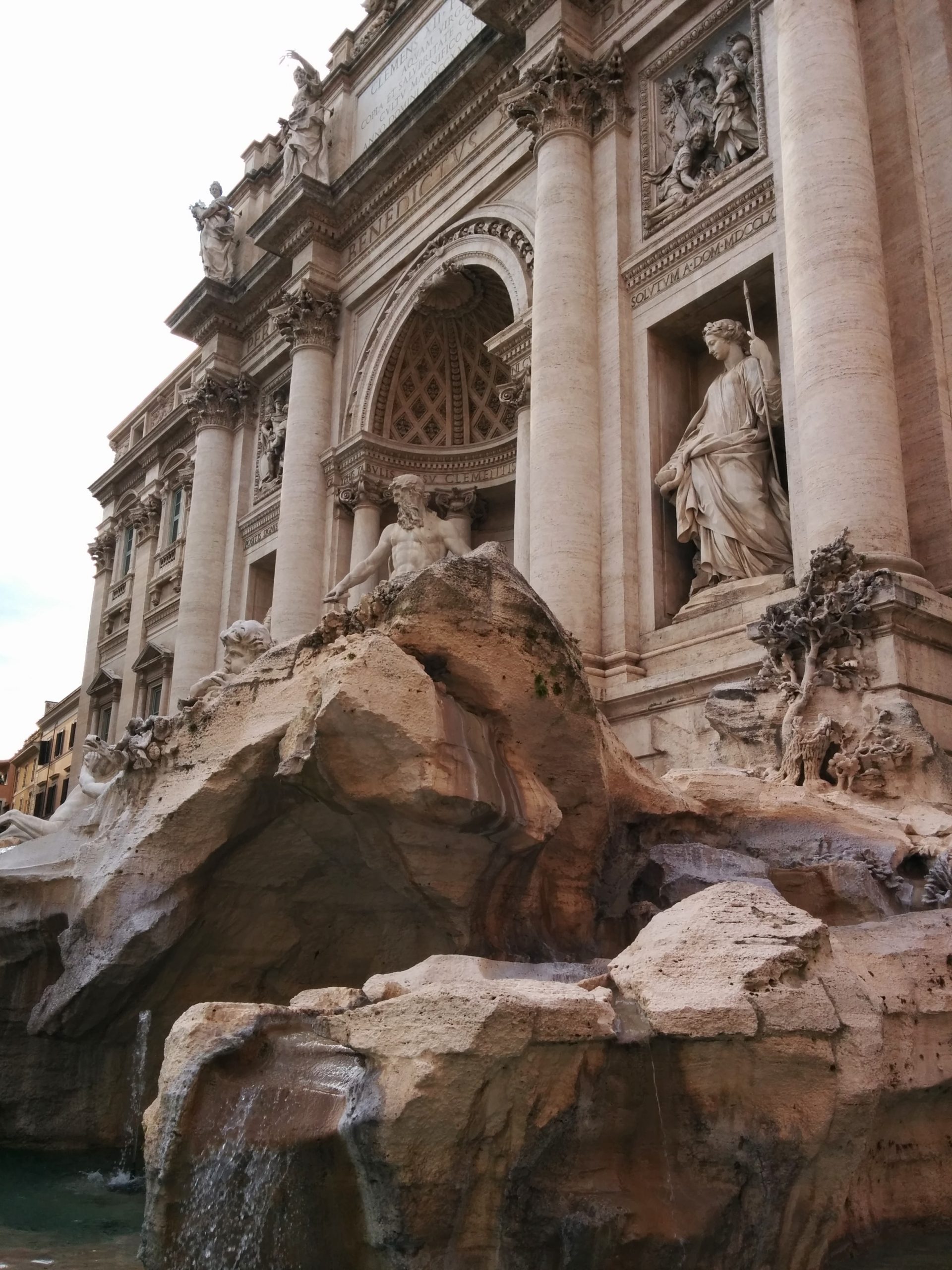 Trevi Fountain Right Rome Trevi Fountain Right Rome