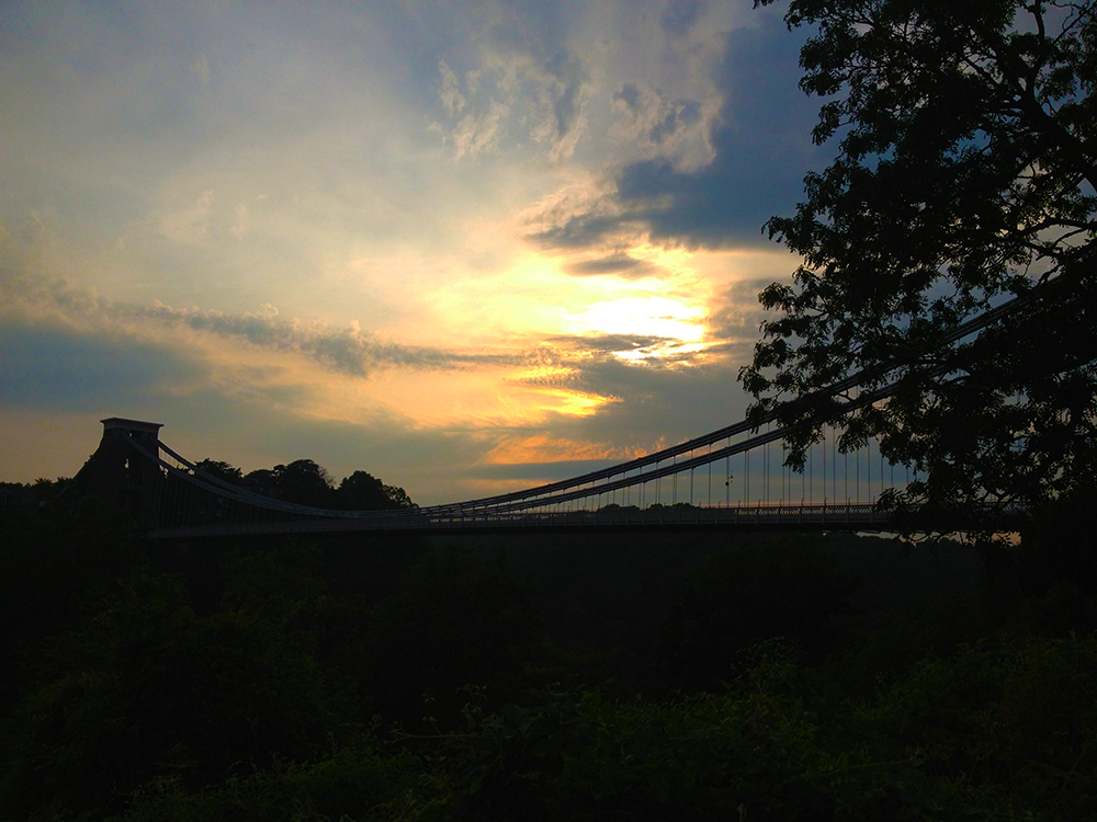 Twilight Suspension Bridge Bristol