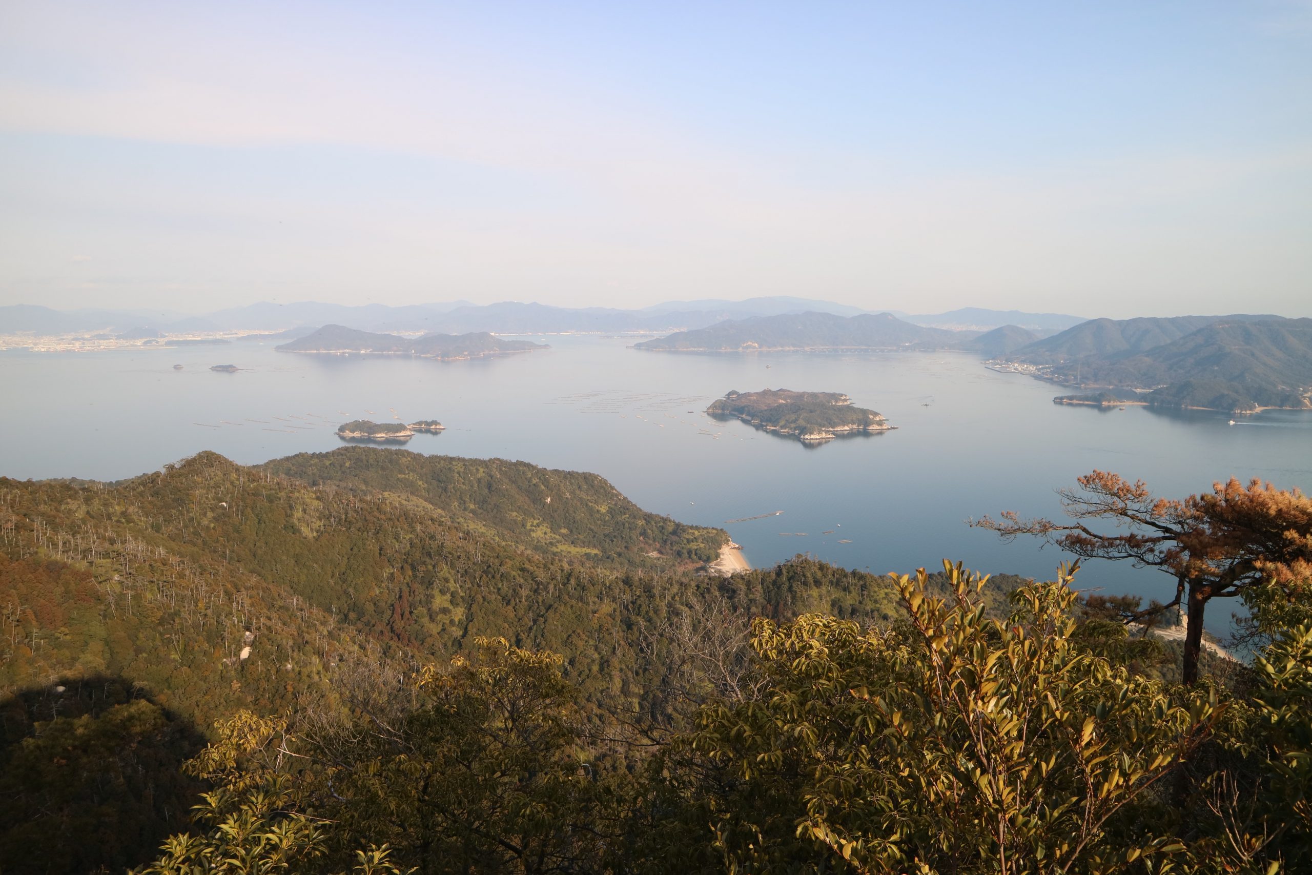 take the miyajima ropeway to the top of the mountain