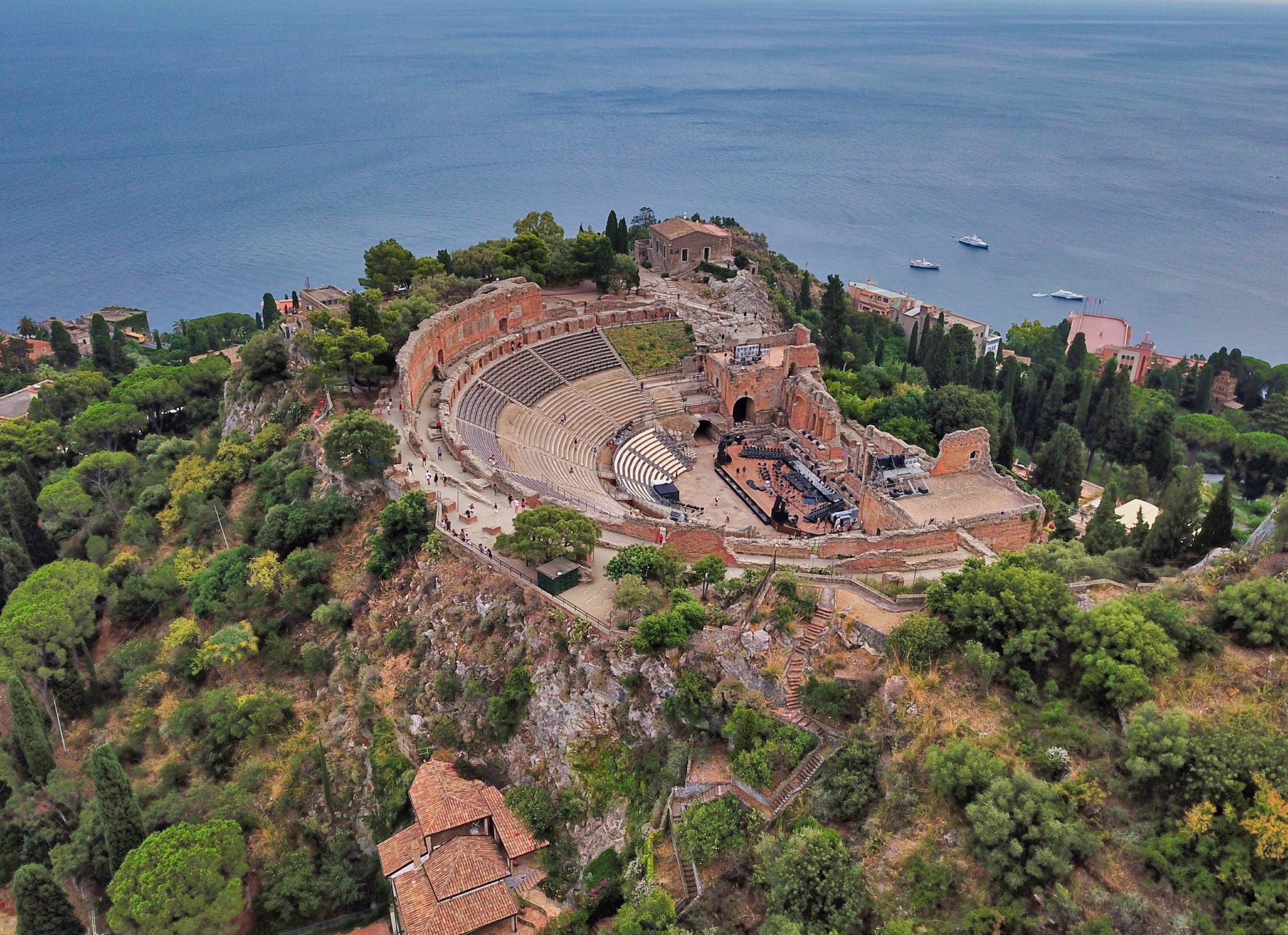 Teatro Antico di Taormina in Sicily