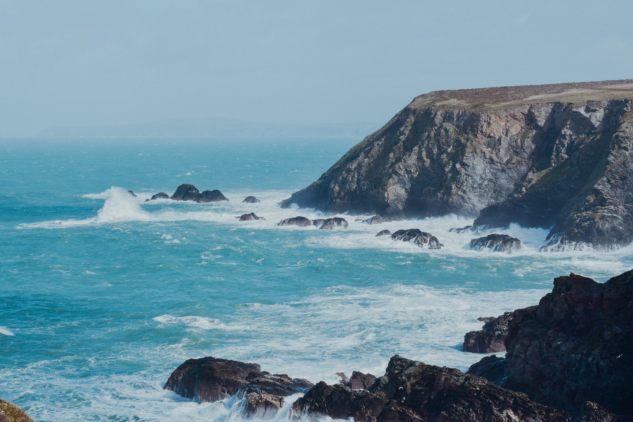 The cliffs at Lizard Point