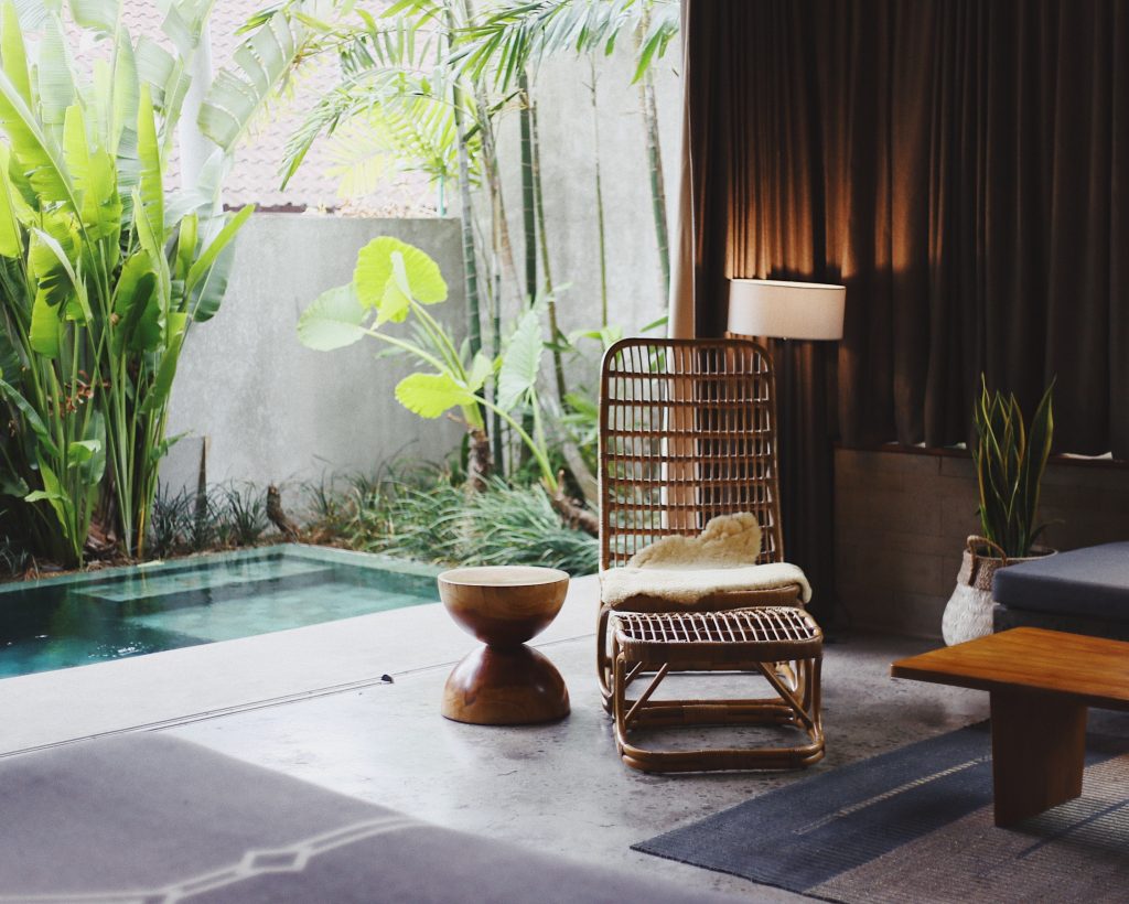 Where to stay in Bali: the incredible interior of an accommodation in Bali