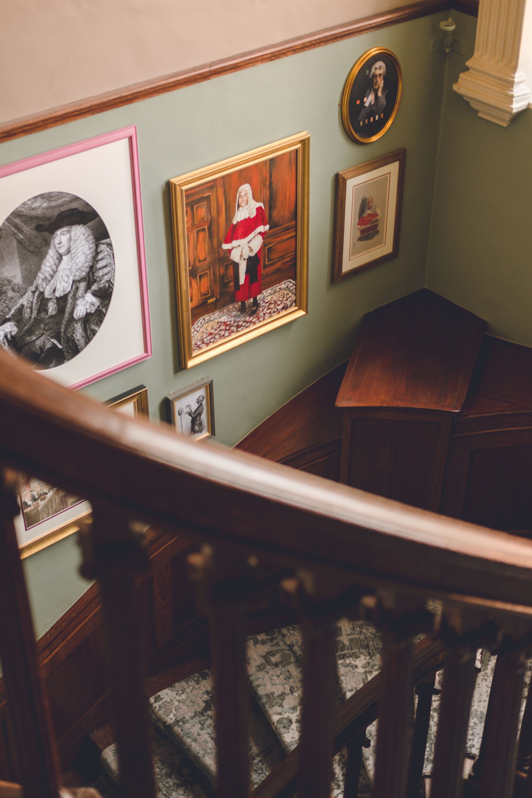 the judges lodge interior oak staircase