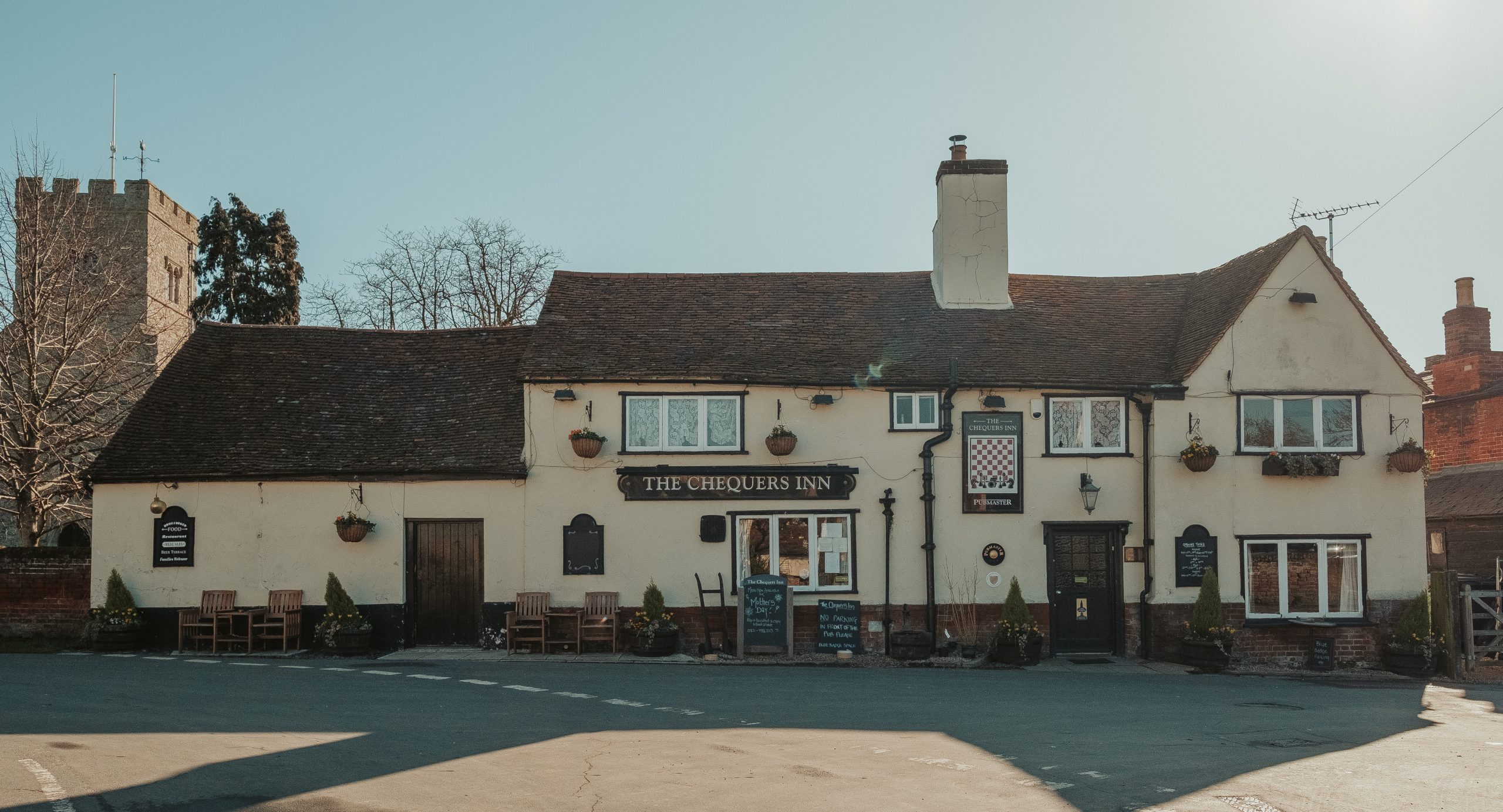 The medieval and stunning Chequers Inn in Essex