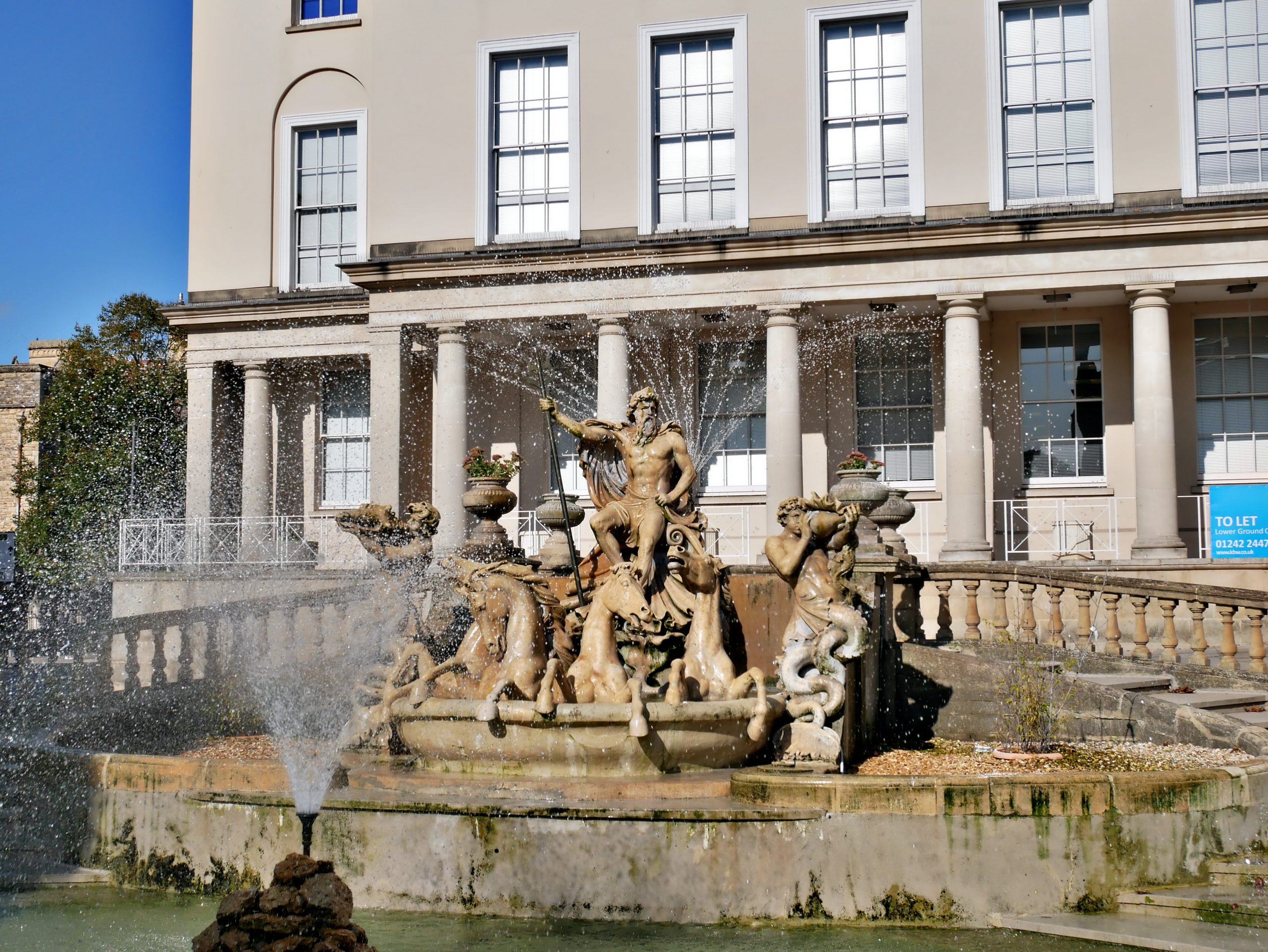 The promenade Italian inspired fountain