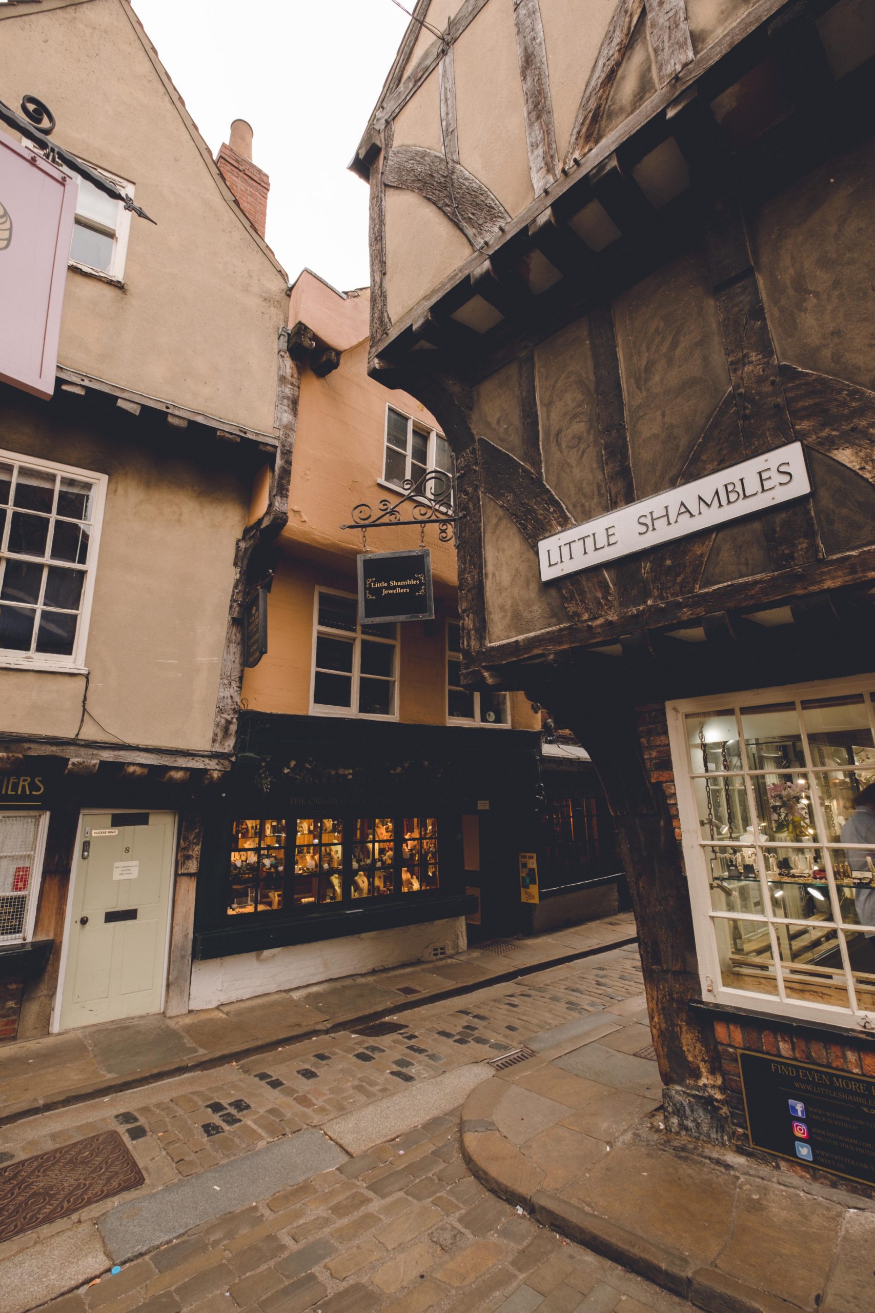 The Shambles in York England