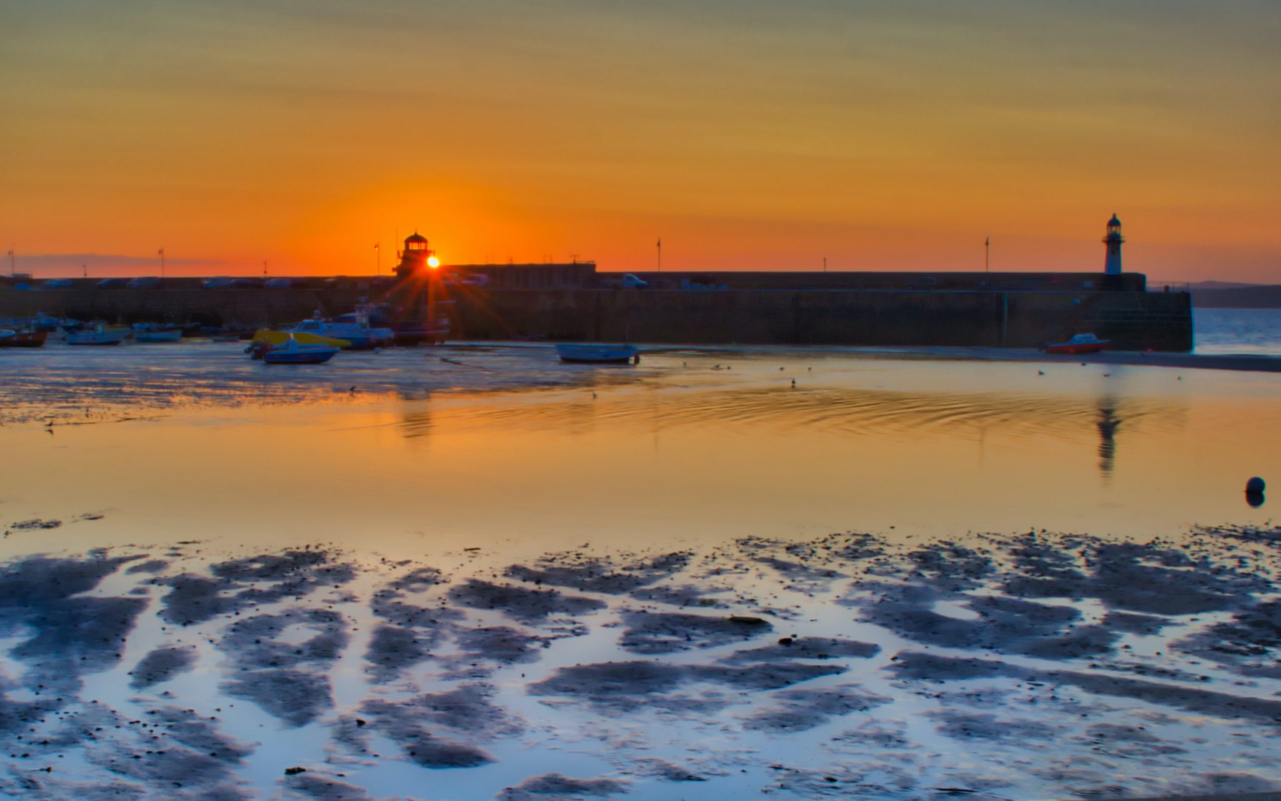 The superb Smeatons Pier during sunrise The superb Smeatons Pier during sunrise