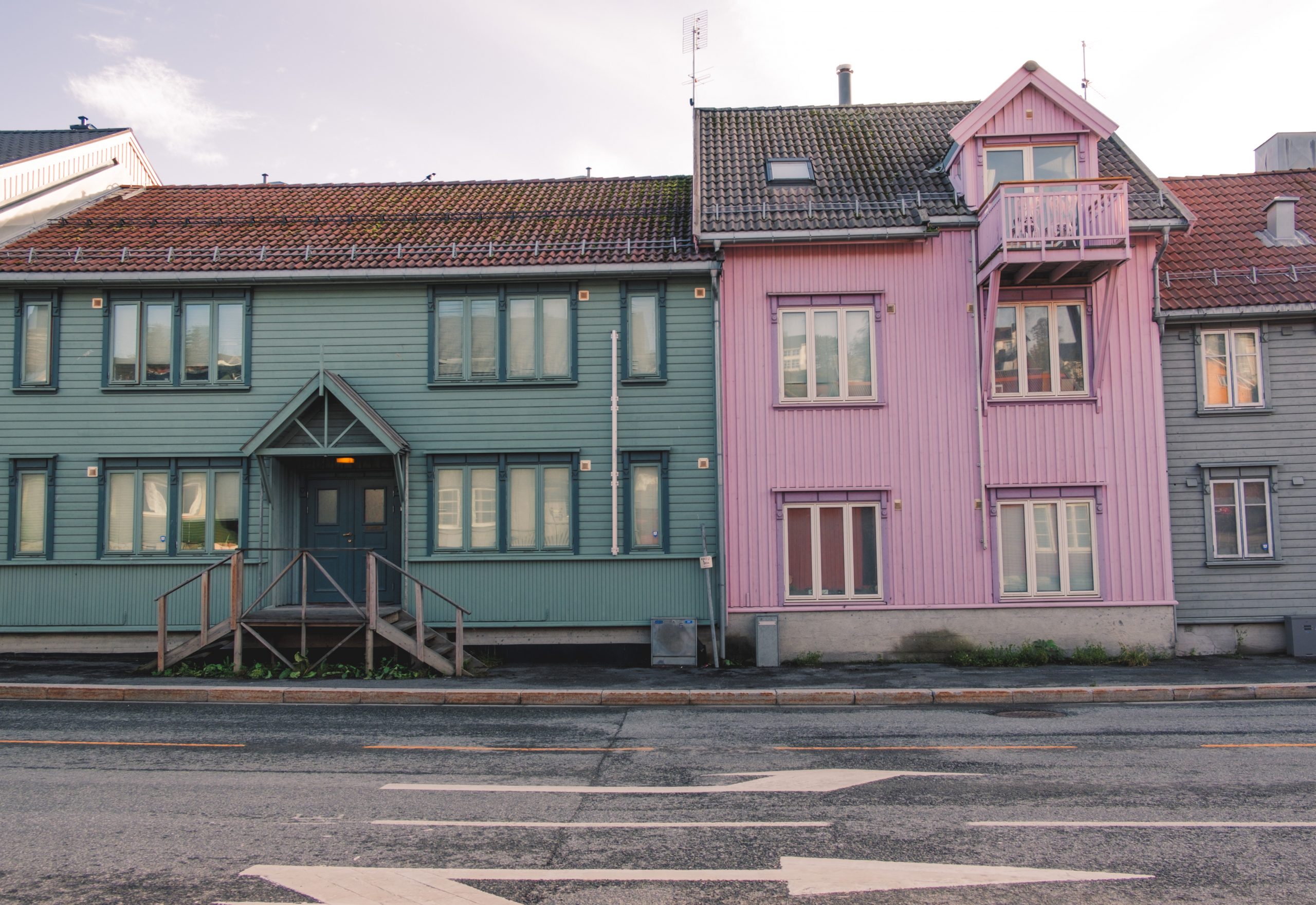 the wooden houses of tromso