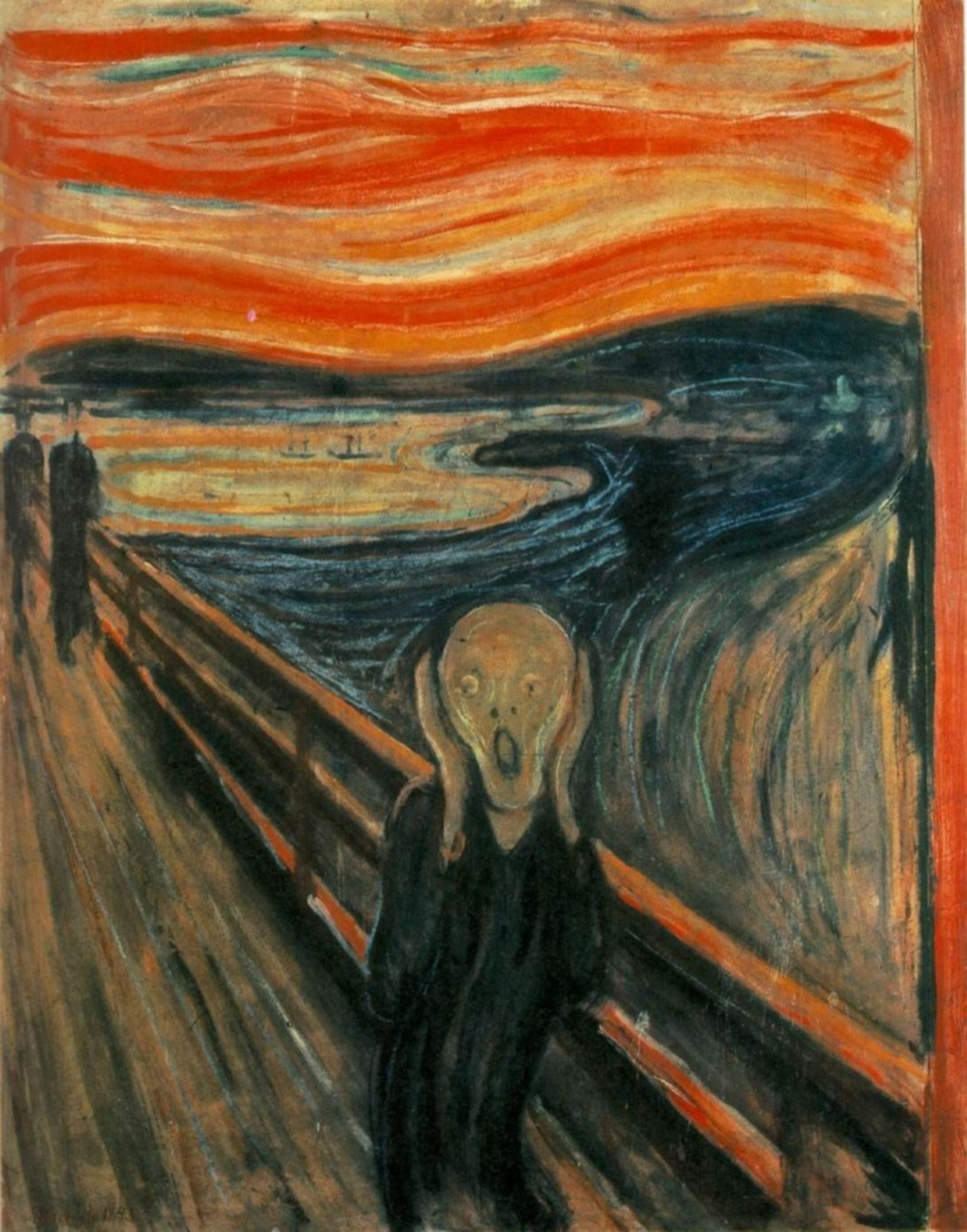 The Scream painting The Scream painting