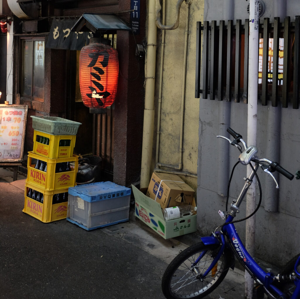 Tiny yokocho alleys behind the main streets in Shinjuku