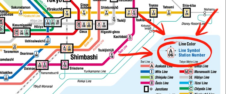 Tokyo Subway Map Line Expanation Tokyo Subway Map Line Expanation