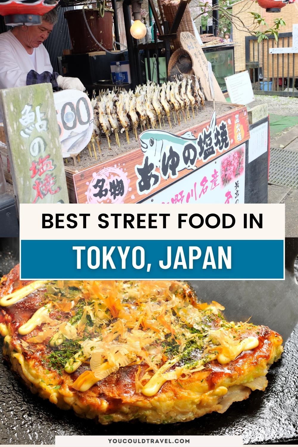 Top street food in Tokyo