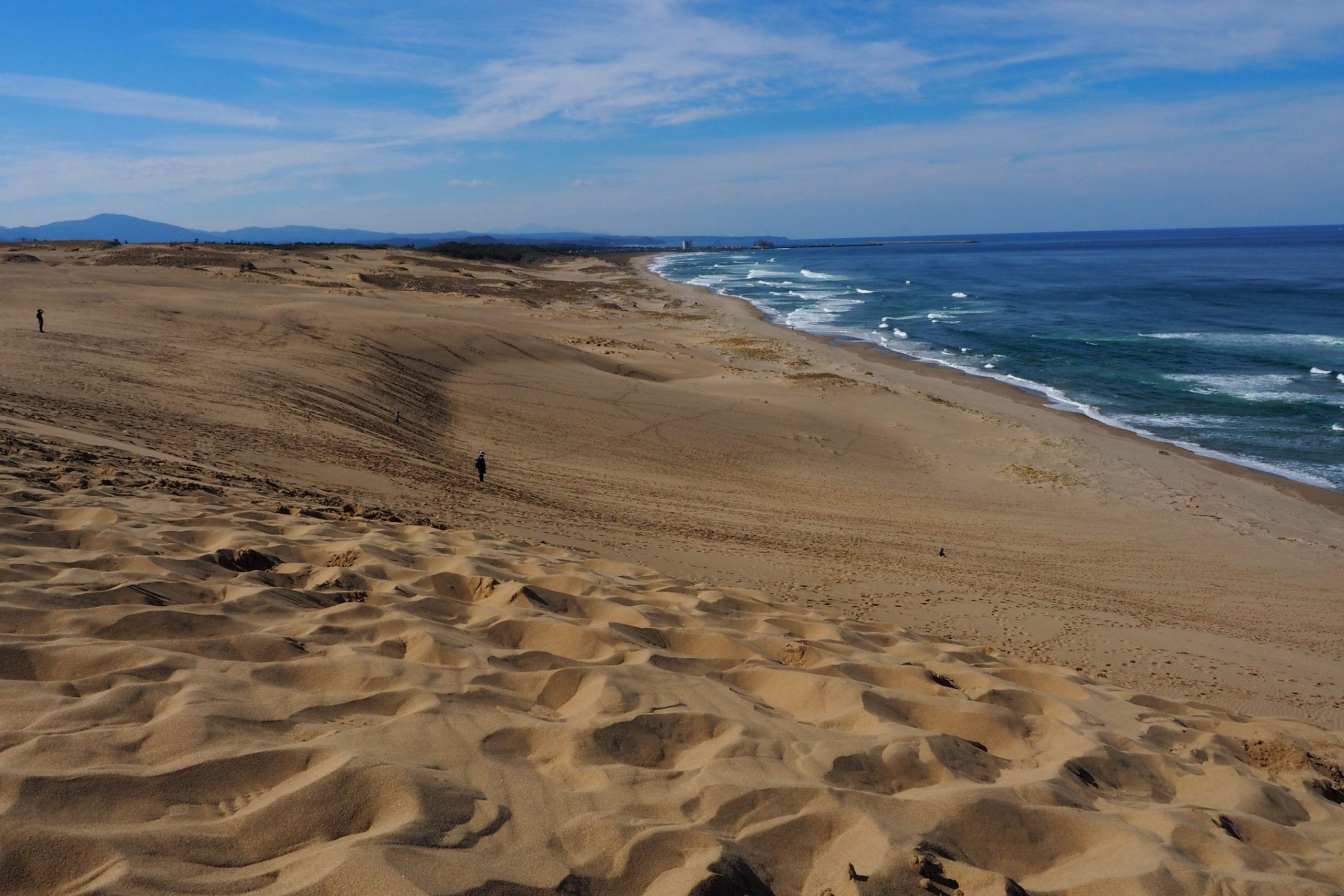 Tottori sand dunes museum in Japan