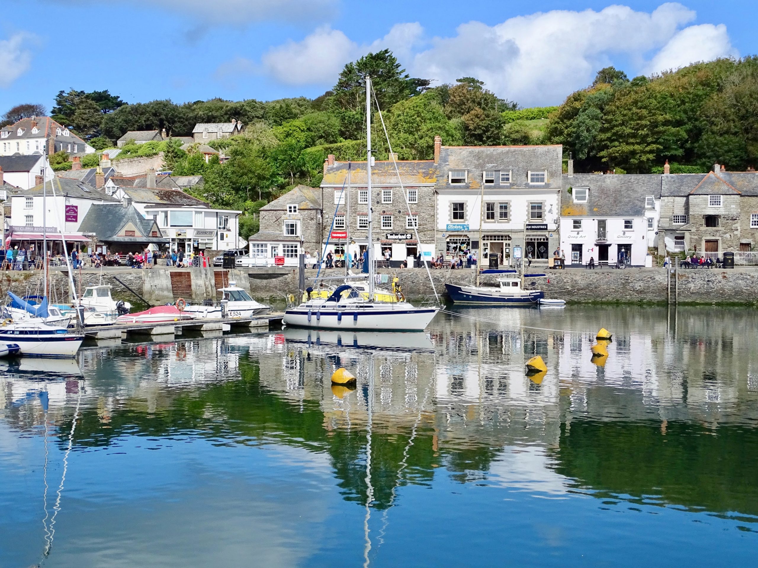 Town of Padstow in Cornwall