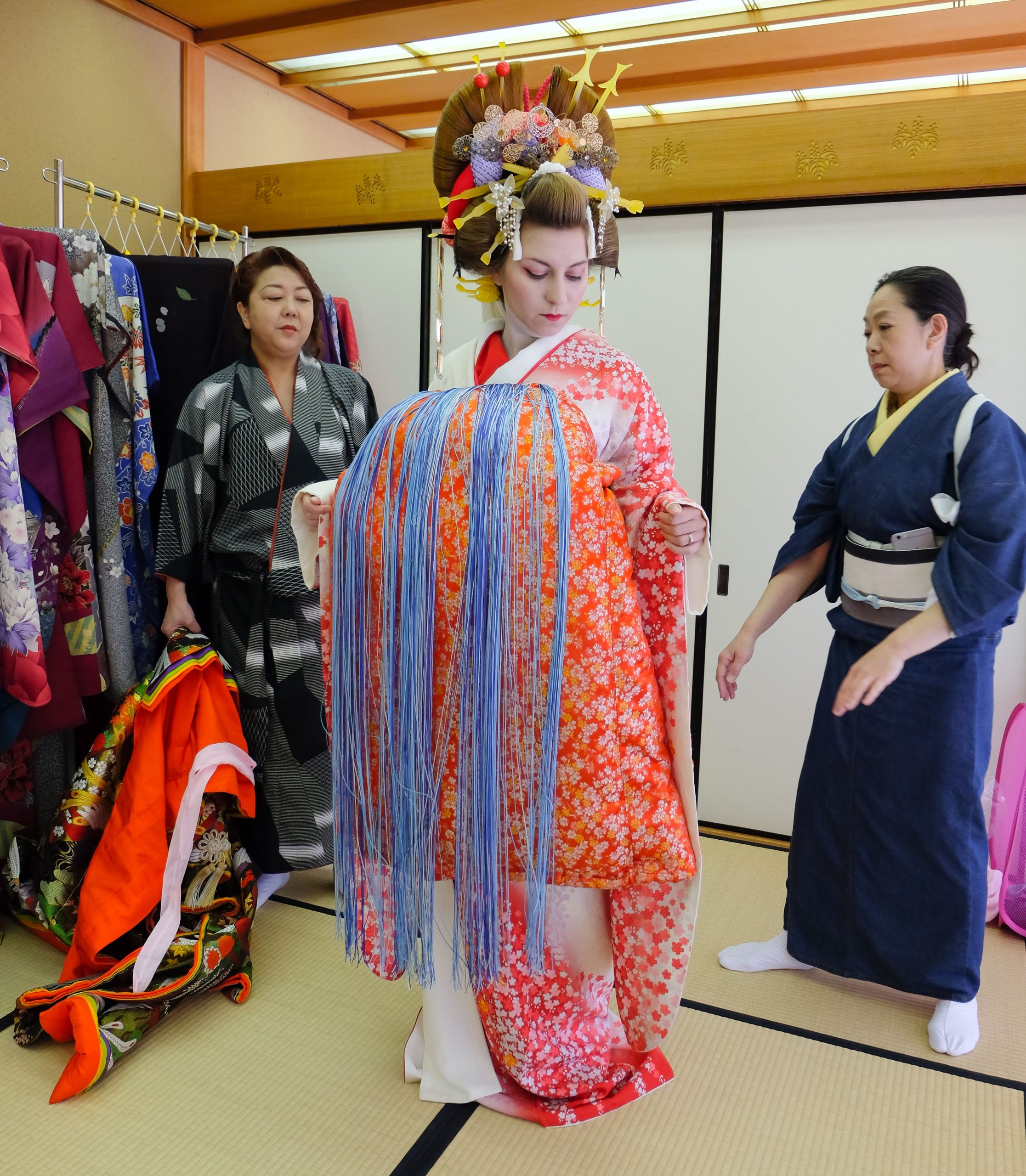 Traditional Japanese Kimono Dress