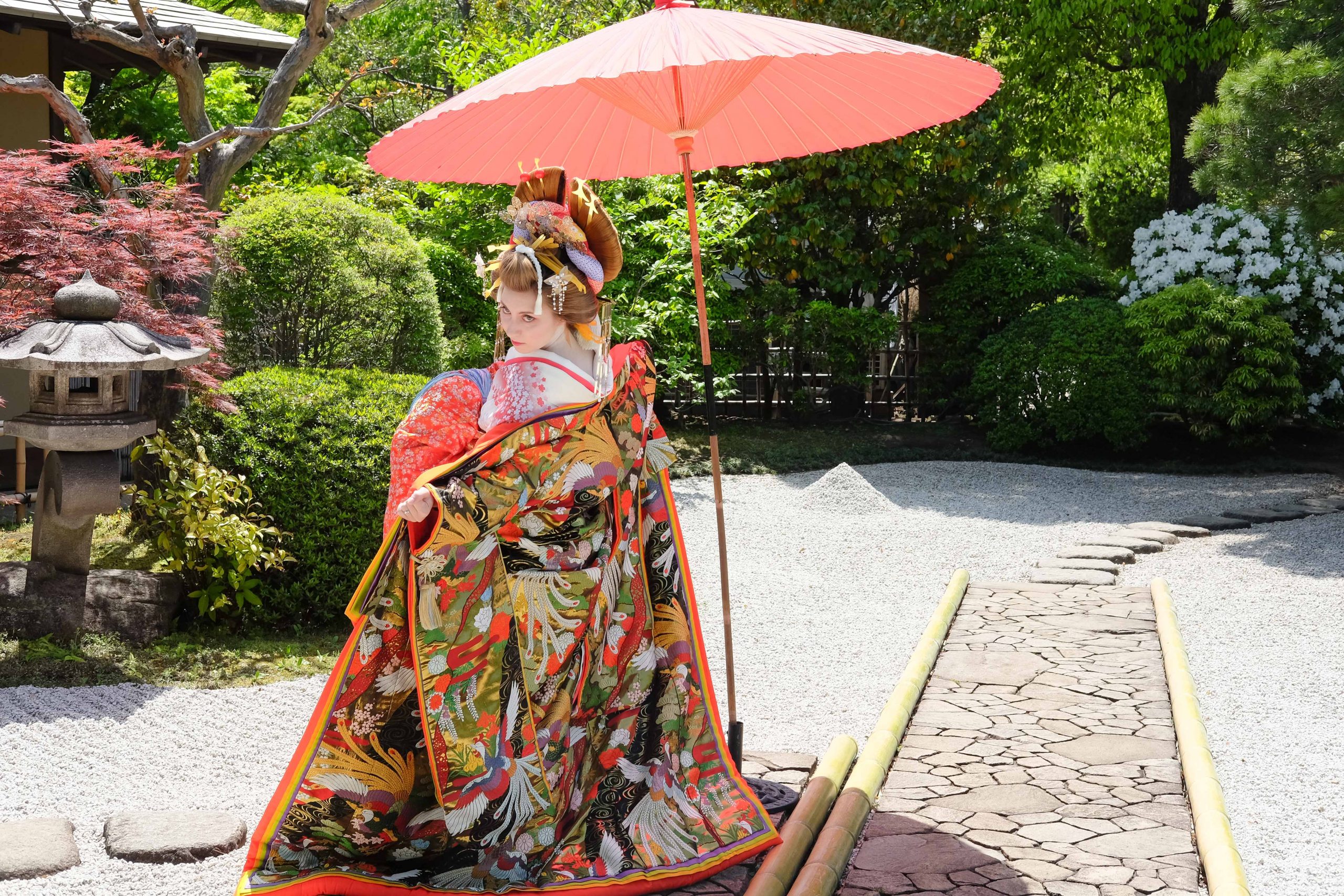 Traditional Japanese Kimono Oiran Experience