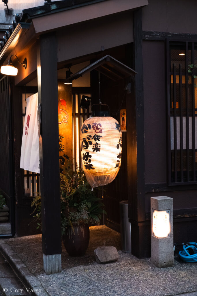 Traditional wooden houses in the samurai district