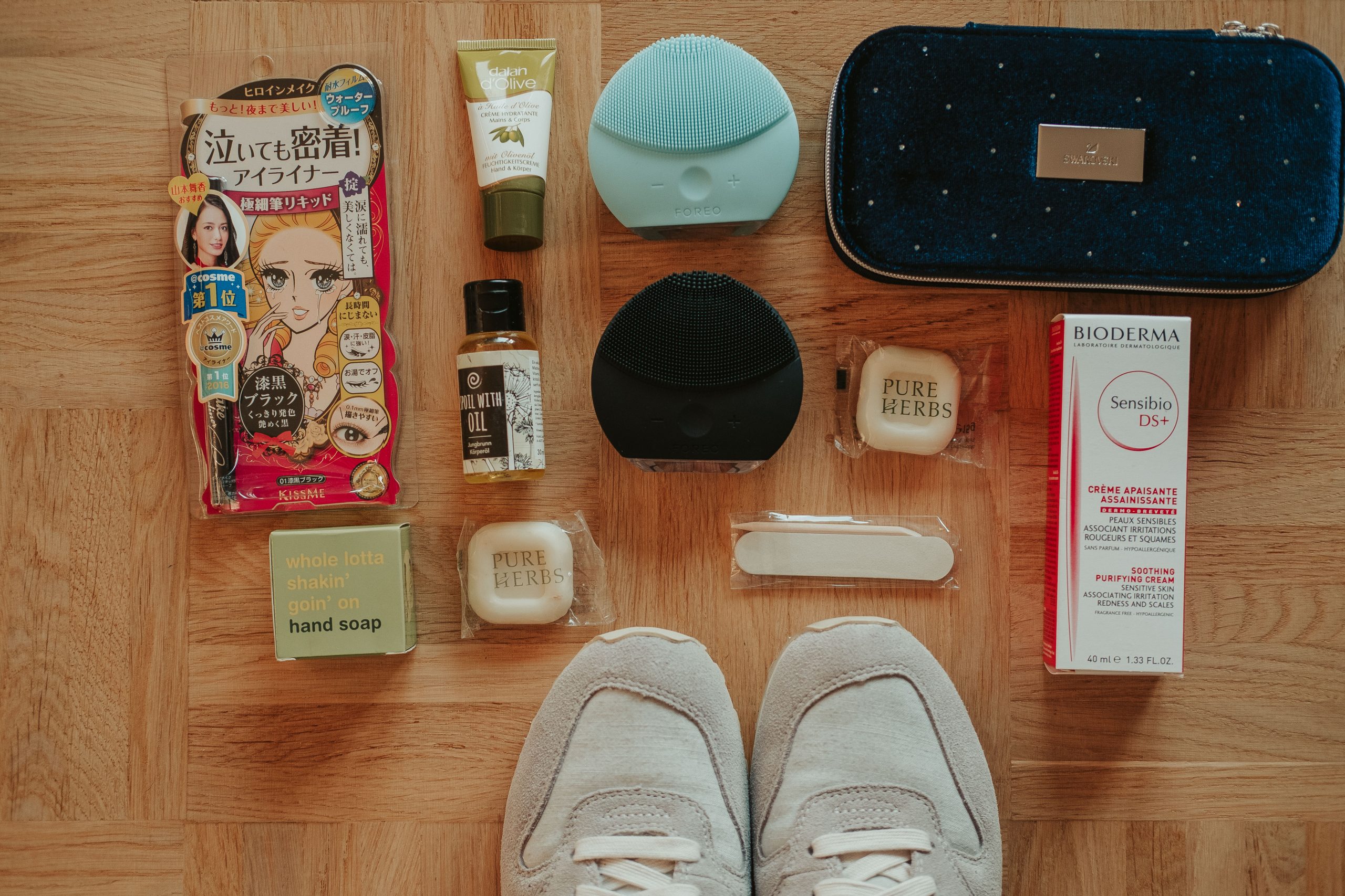 Travel essentials before packing them in our luggage