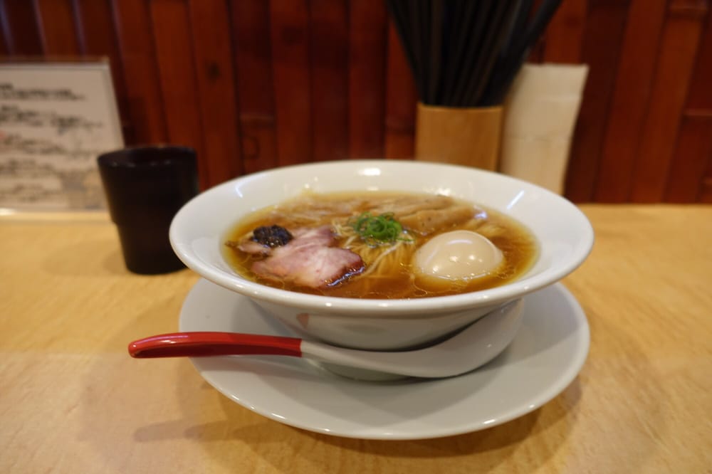 Tsuta Michelin Star Restaurant Ramen dish