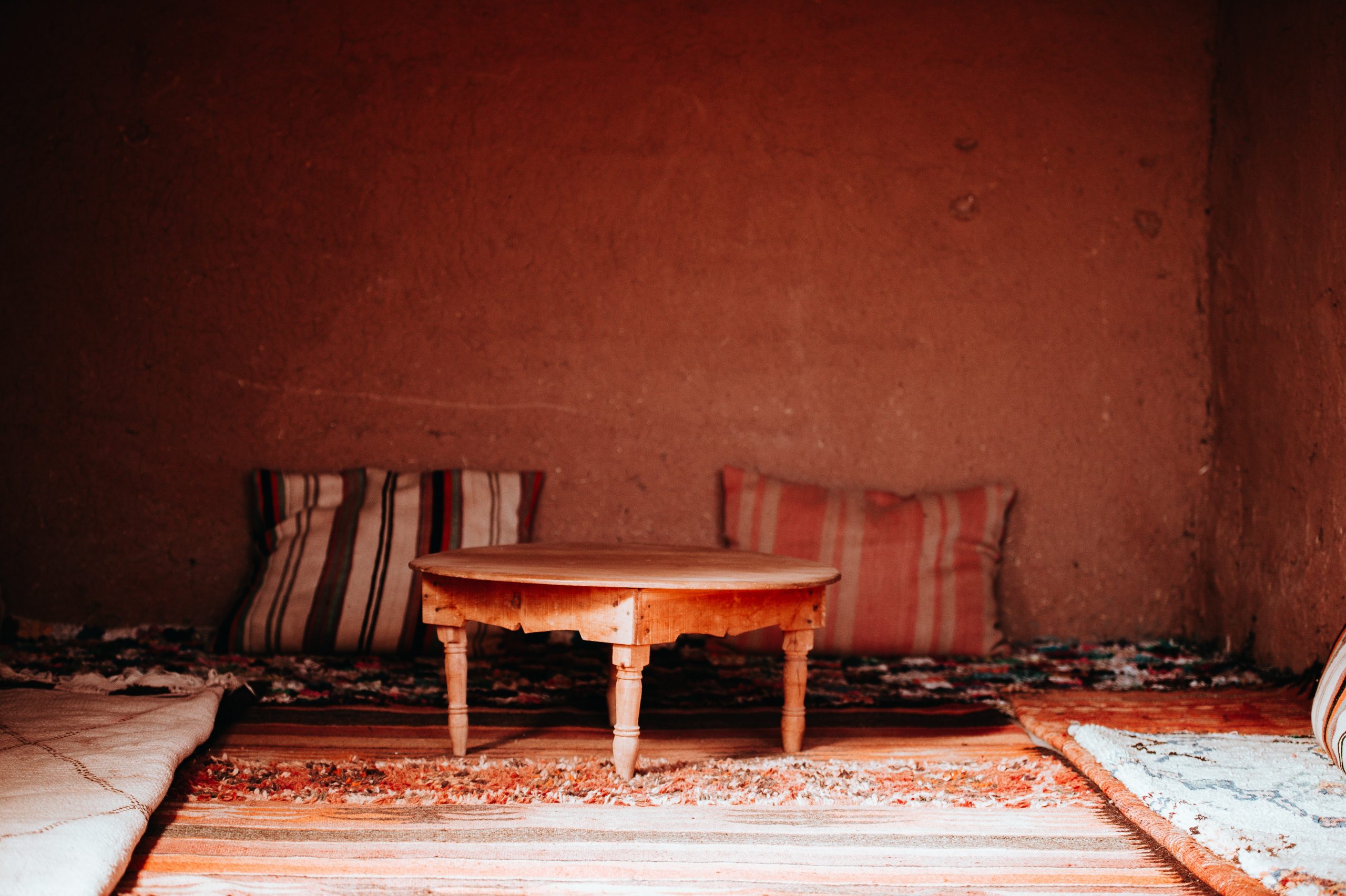 Turkish carpet in a traditional setting