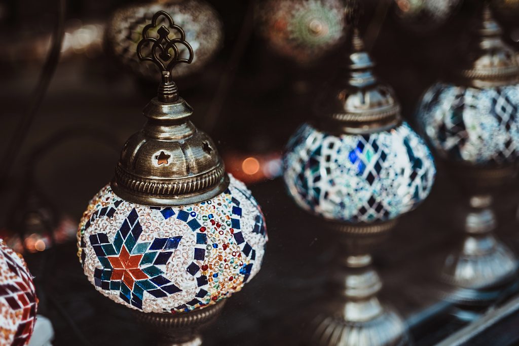 Turkish lamps as Turkish souvenirs