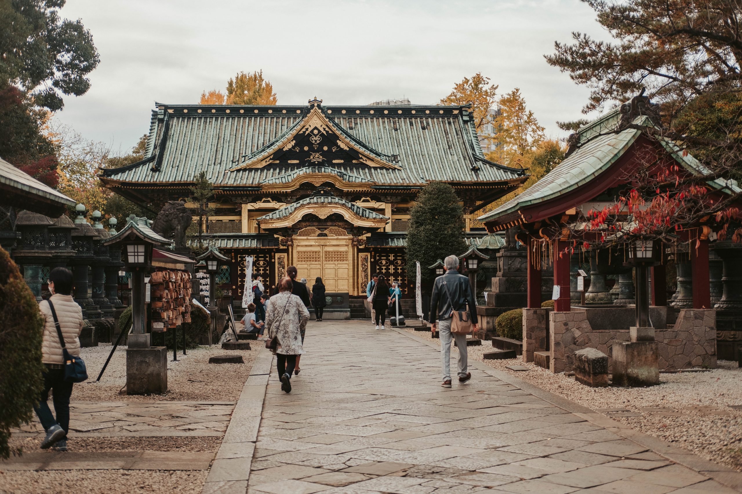 Toshogu Shrine Main Building in Ueno Park