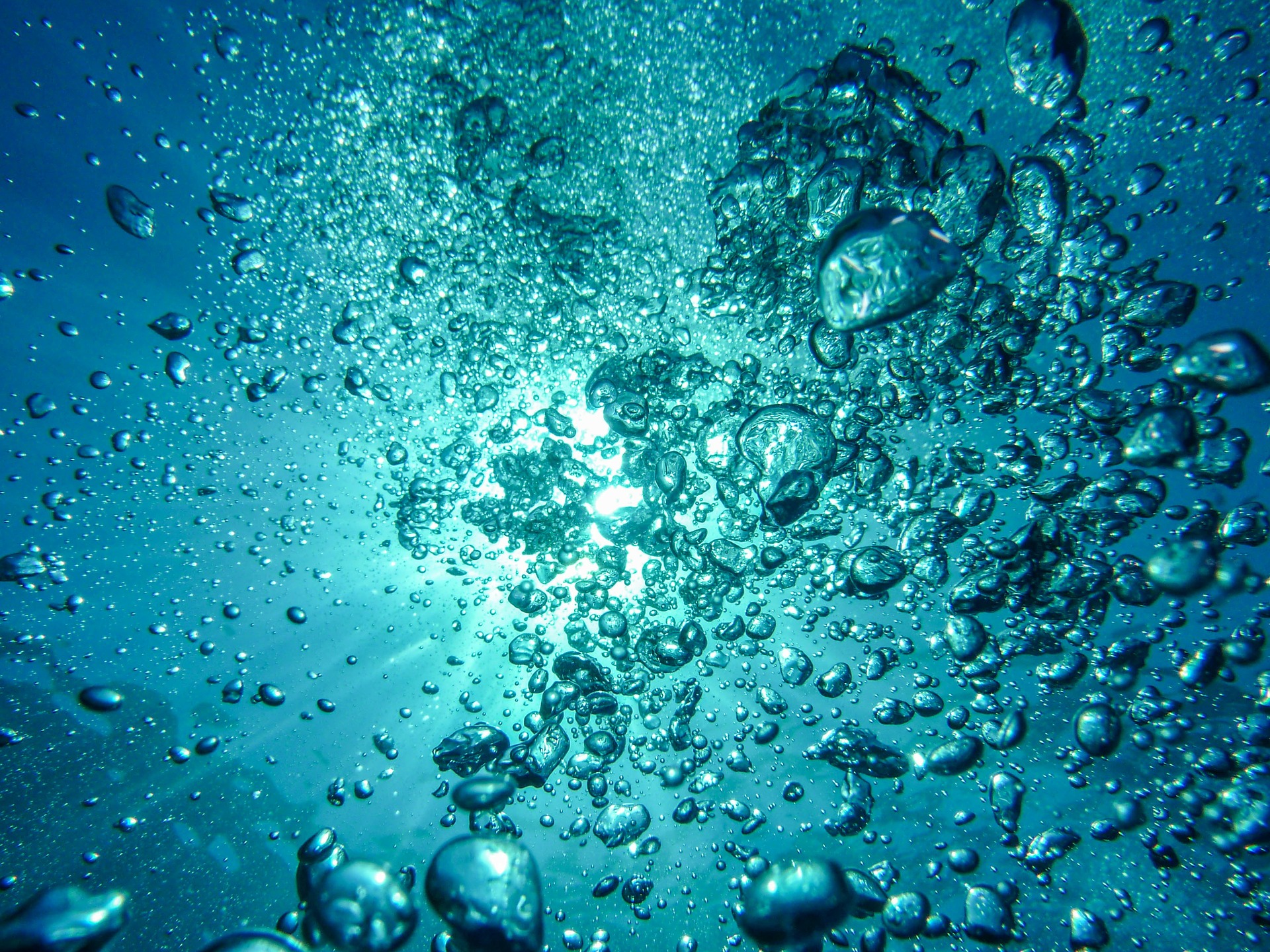 Underwater Bubbles Seychelles