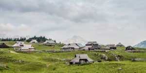 Velika planina slovenia - hiking around the hills and mountains in the country