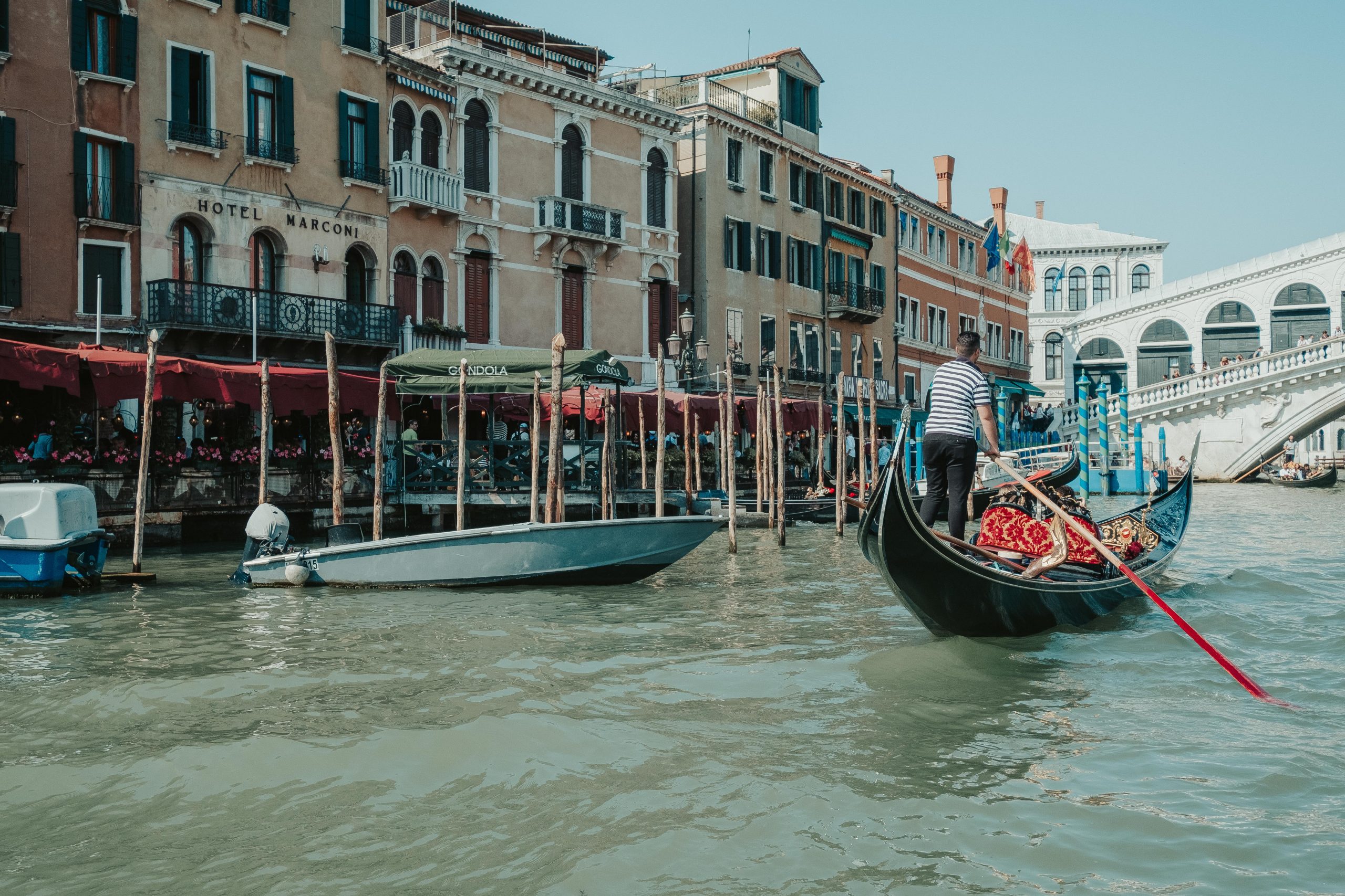 Venice Gondola Ride in the city