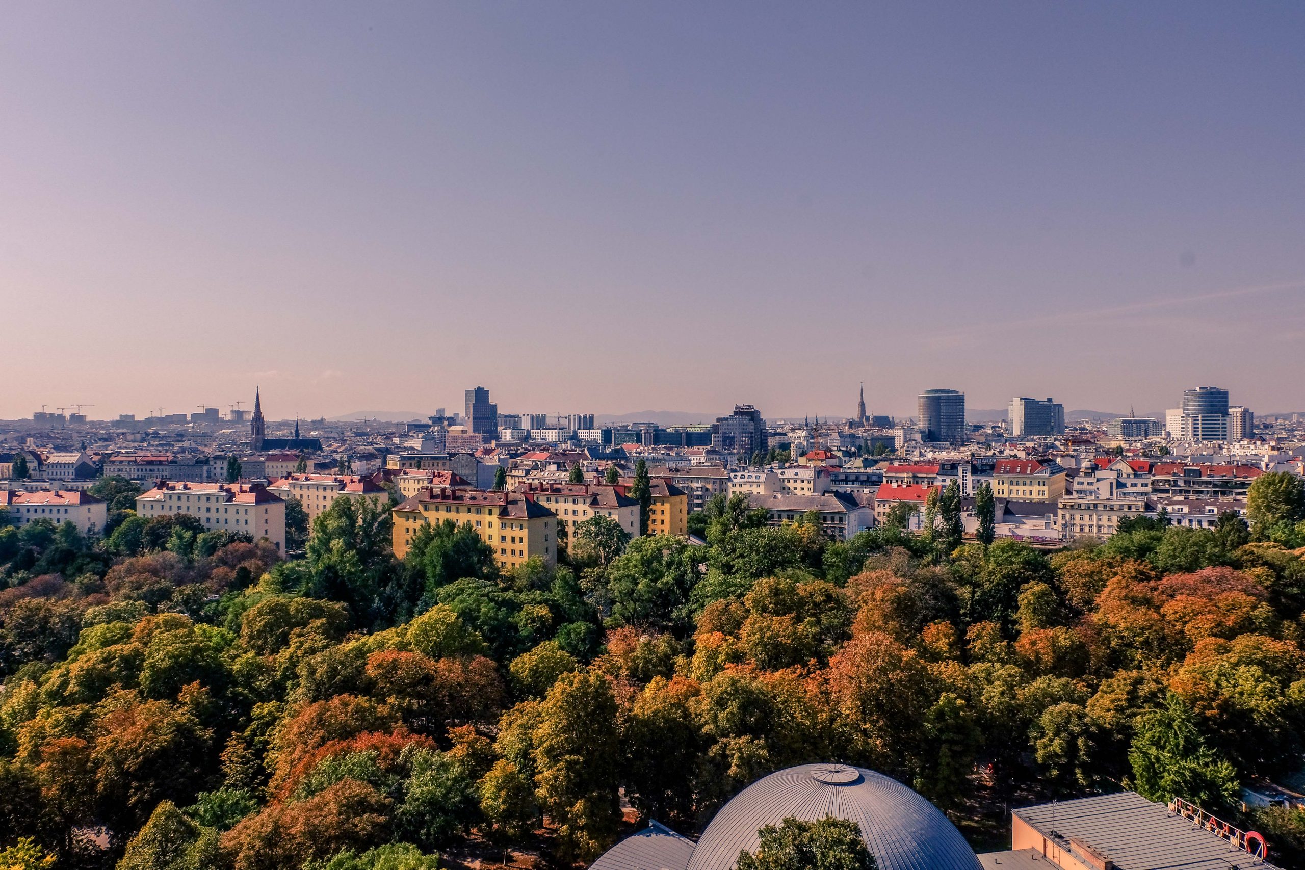 Vienna City Above View Vienna City Above View