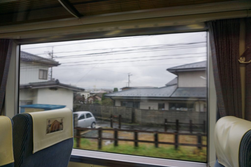 View from our local train en route to Yudanaka train station