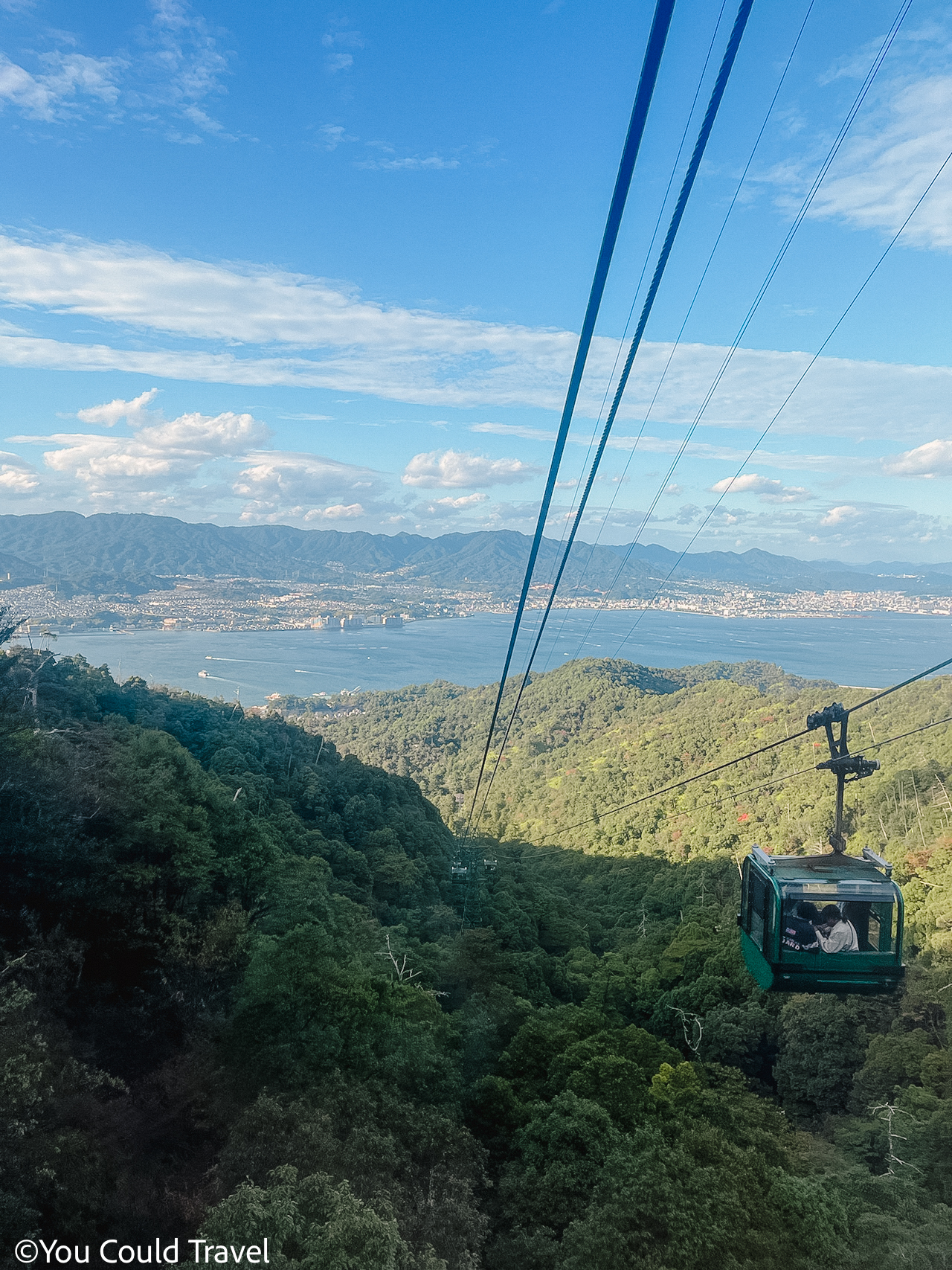 View from the Ropeway Mount Misen