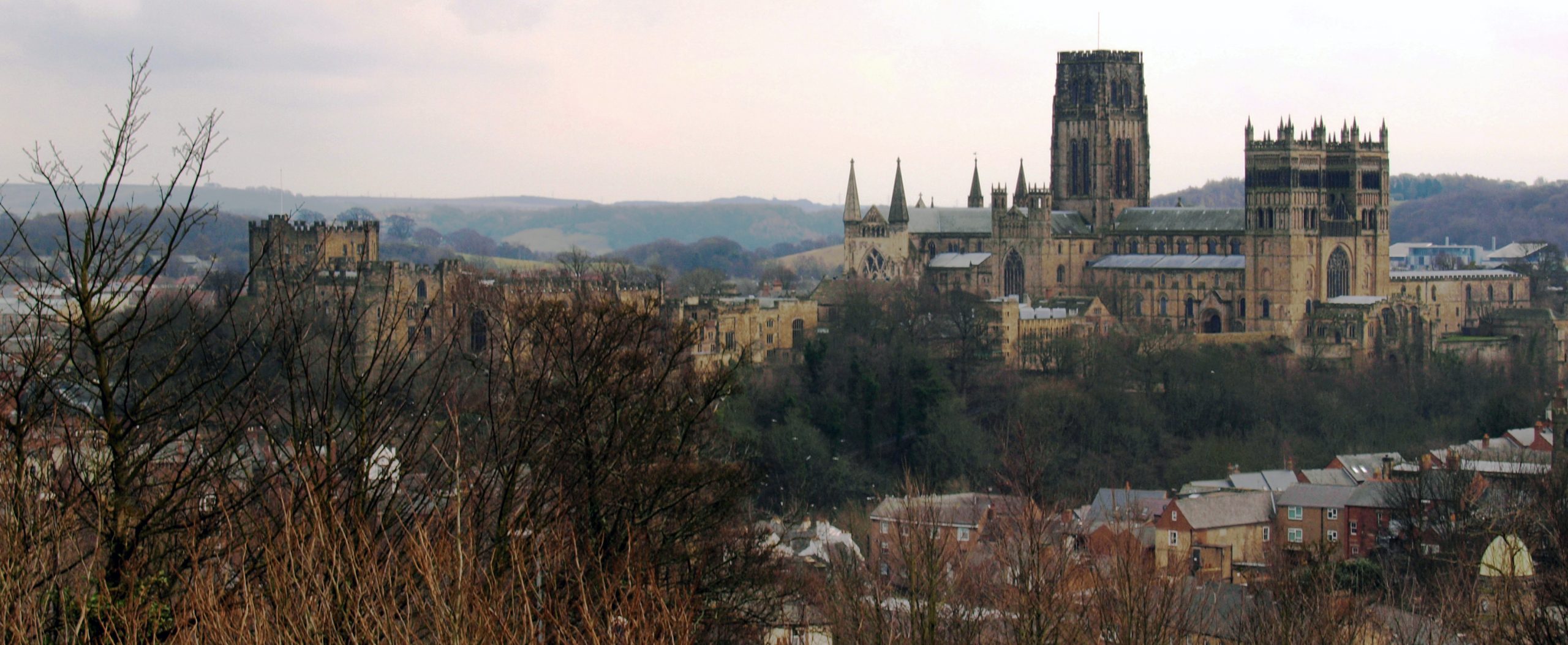 View of Durham cathedral from Wharton Park