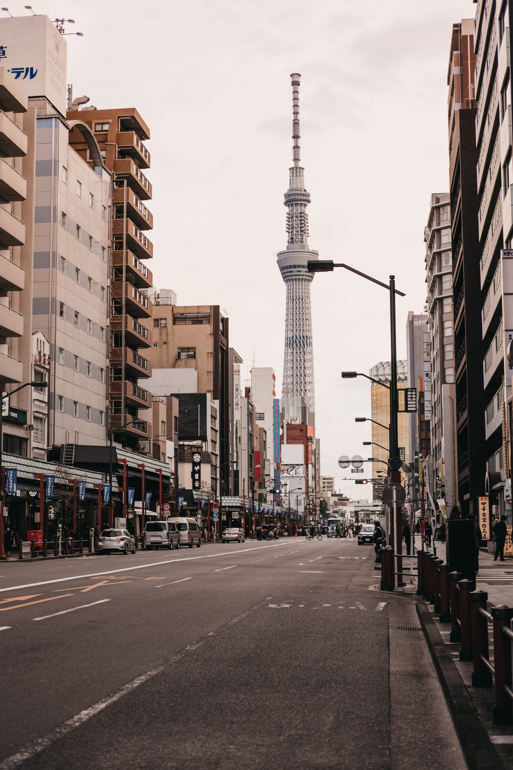 View of Tokyo skytree in Sumida