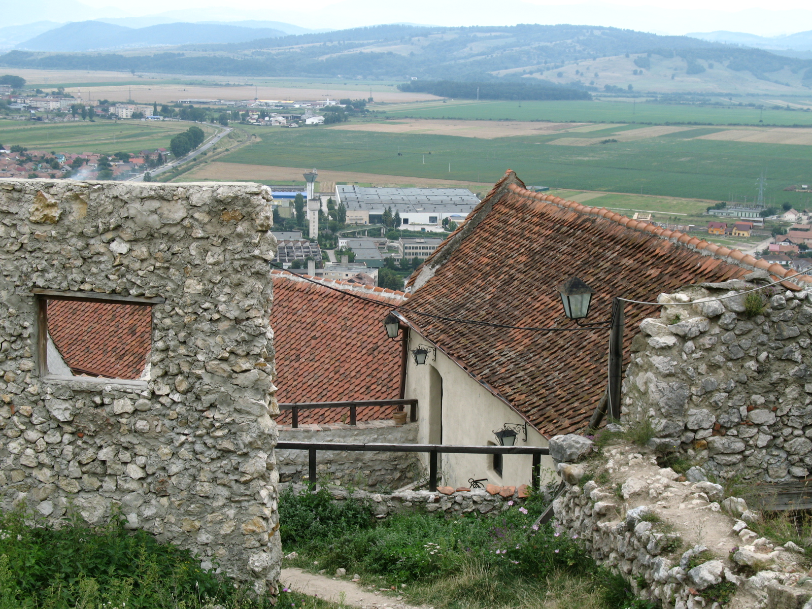 Views from Rasnov Hilltop Views from Rasnov Hilltop