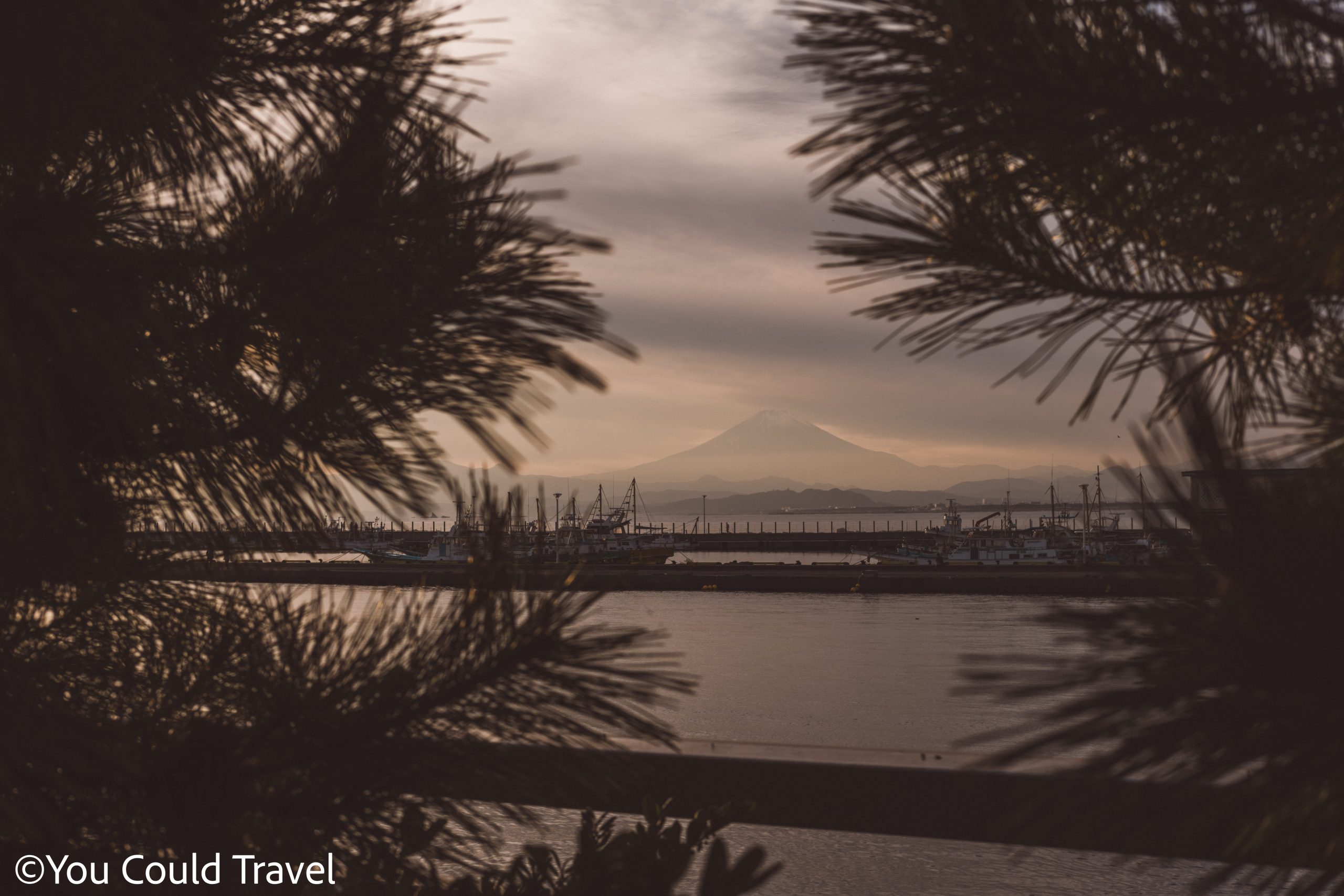 Views of Mount Fuji from Enoshima Views of Mount Fuji from Enoshima